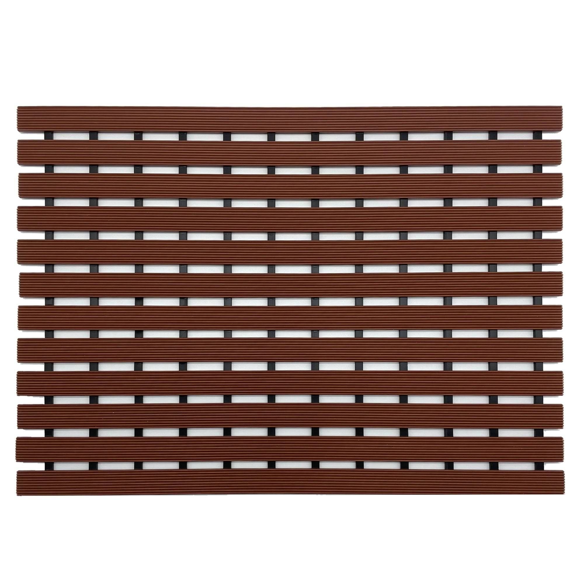 PVC Duckboard Anti Slip Shower Mat Bath Mat 61cm x 43cm