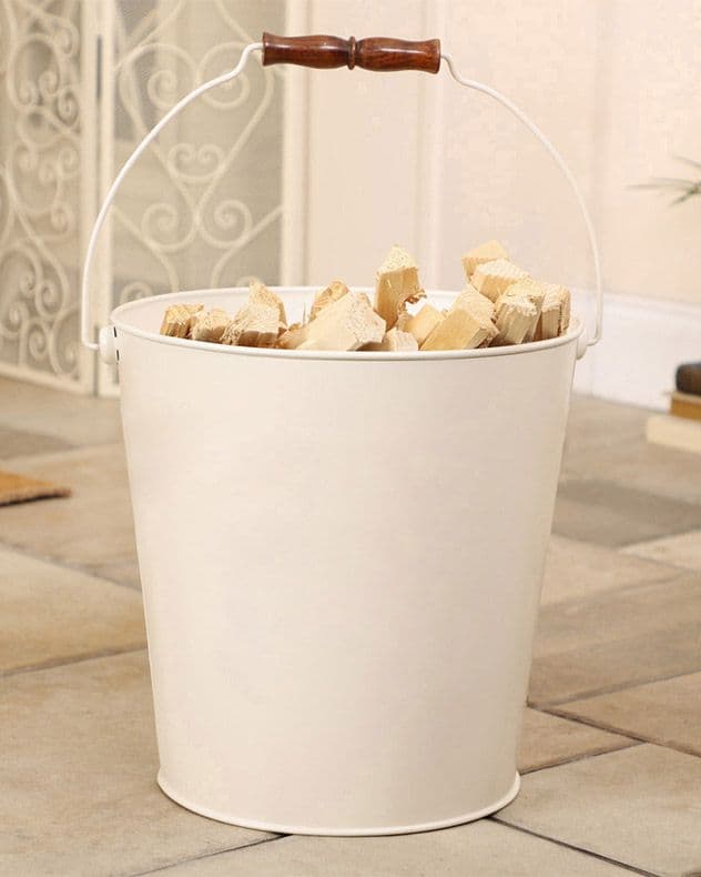Traditional Vintage Fireside Coal Log Kindling Bucket
