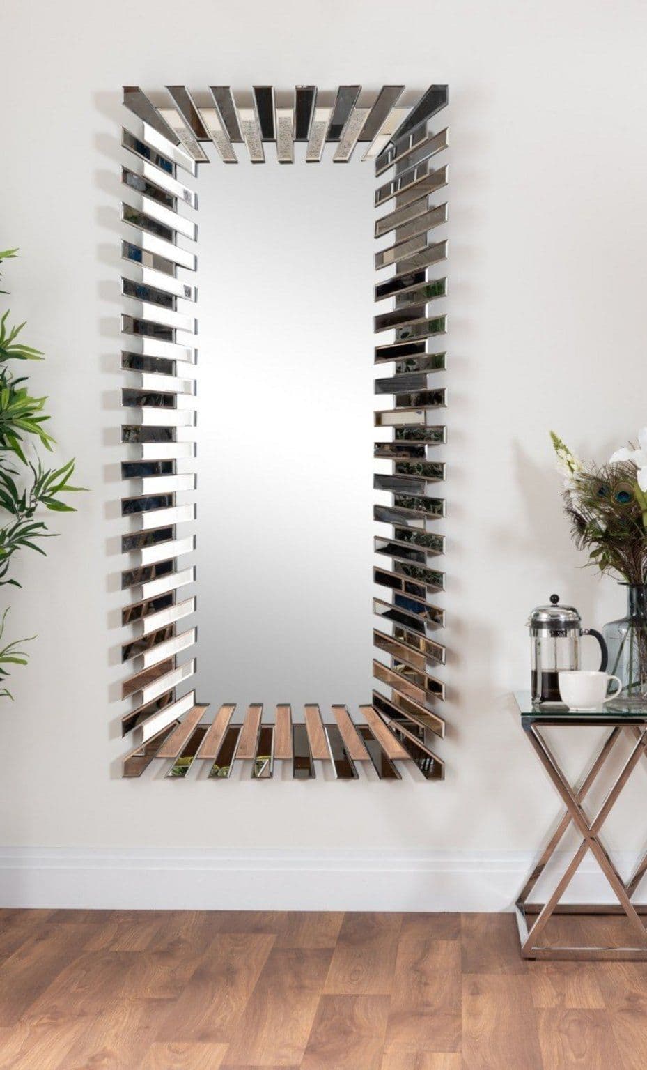 Starburst Large 170cm x 80cm 3D Rectangular Sunburst Modern Hallway Bedroom Dining Living Room Mirror