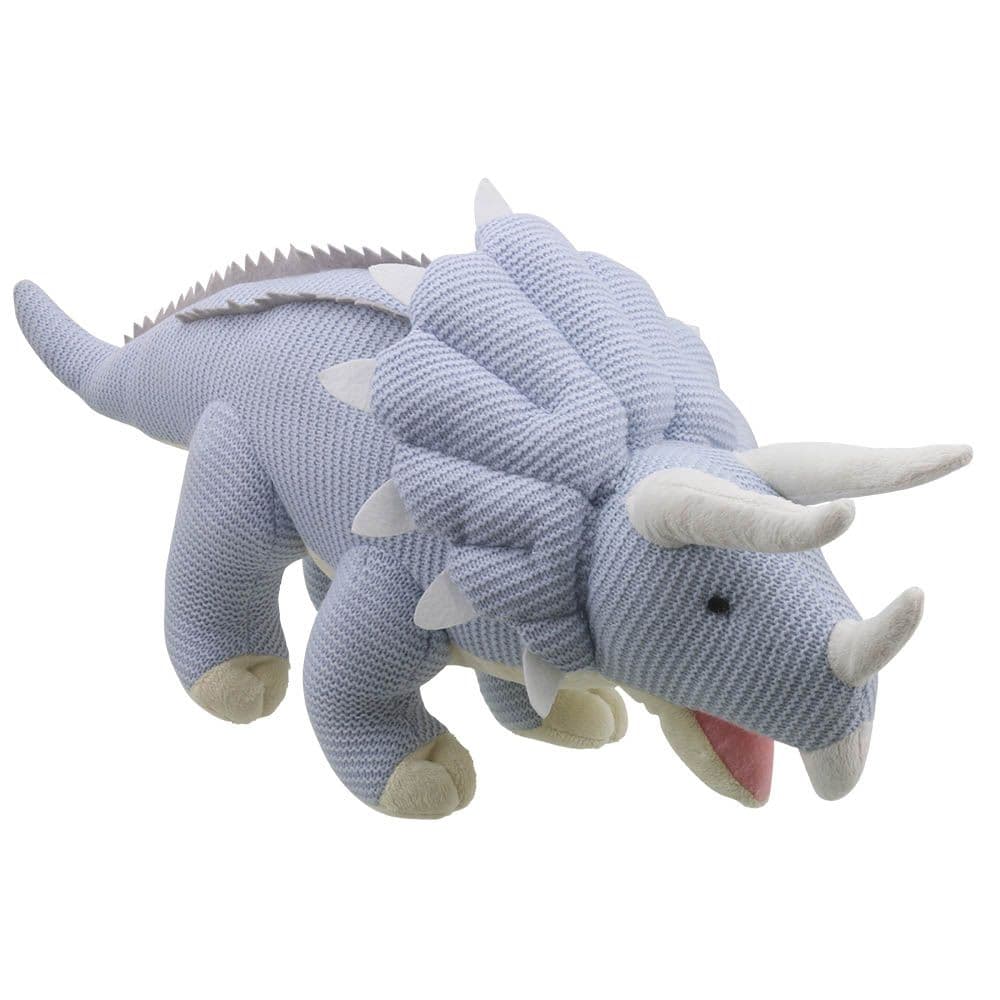 Wilberry Knitted Triceratops