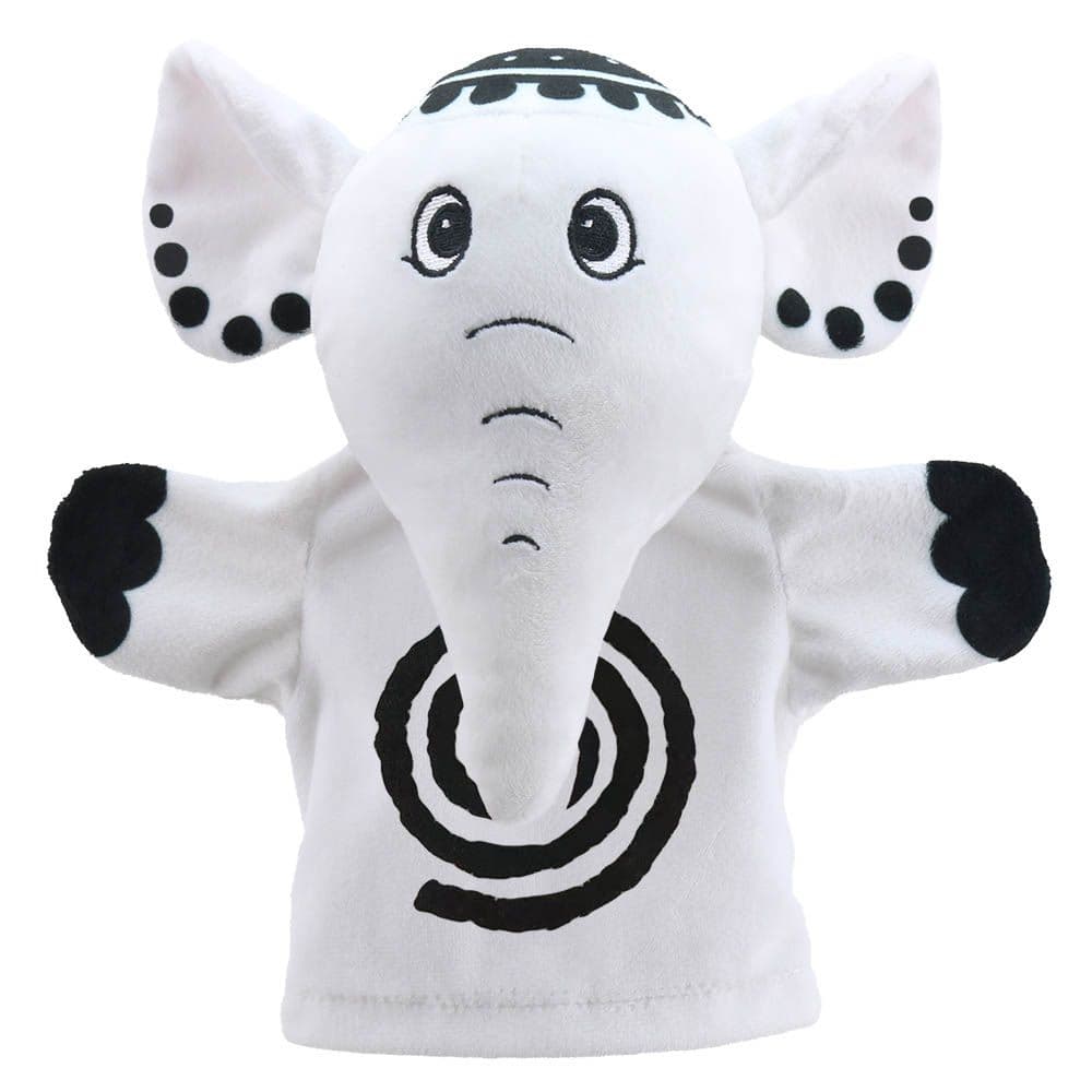 My First White Puppets Elephant