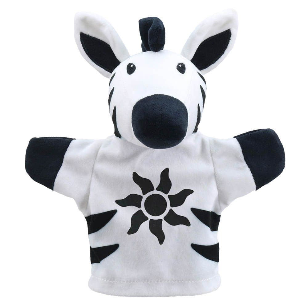 My First White Puppets Zebra