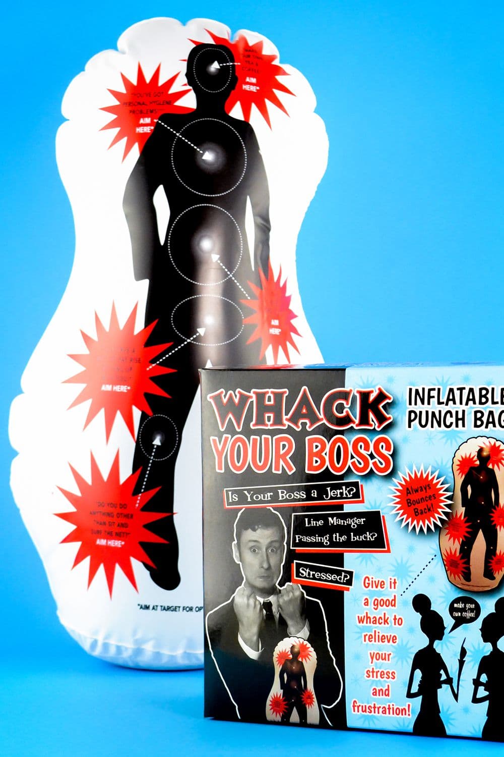 Whack Your Boss Inflatable Punch Bag