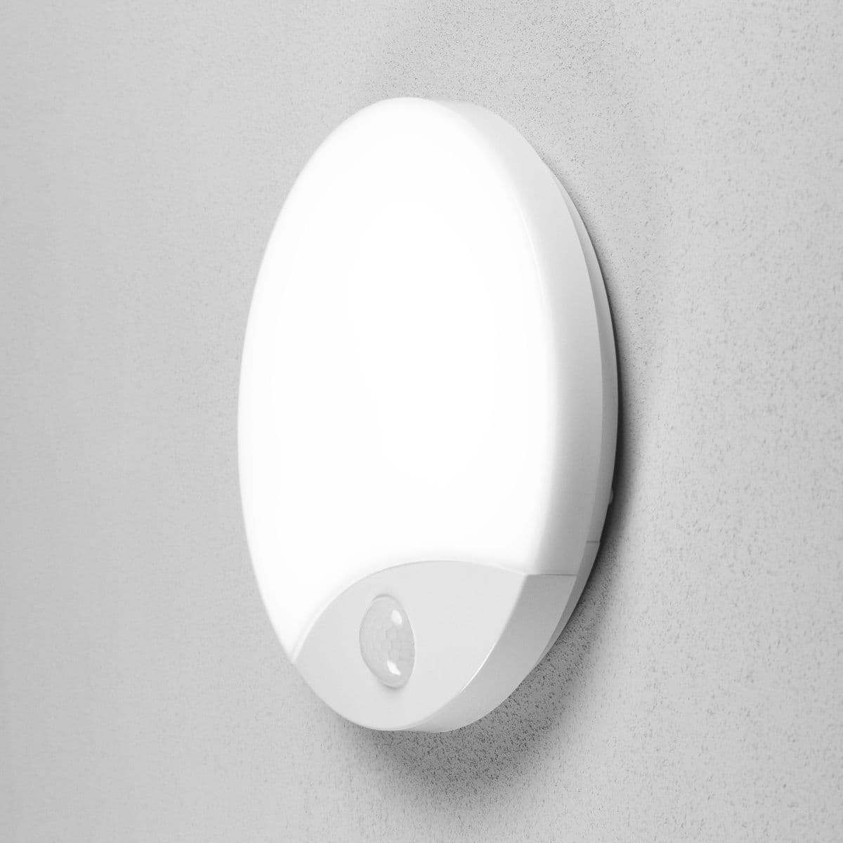 'Logan' Round LED Ceiling Light With PIR Motion Sensor