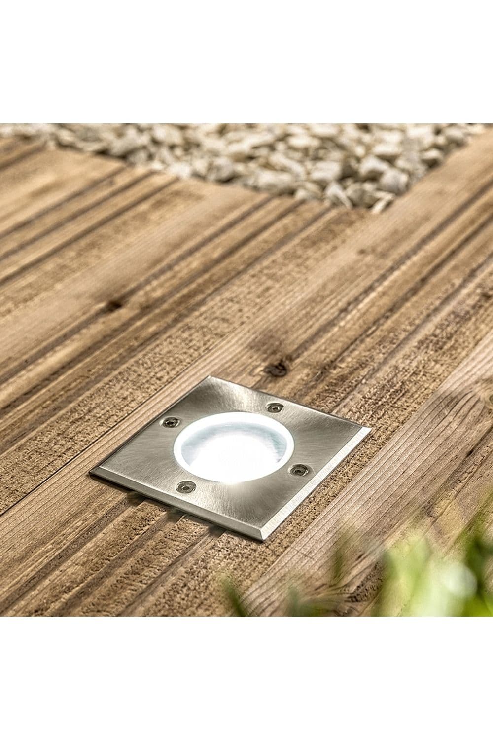 MYAH Square Small Single Stainless Steel Inground Or Decking Lights