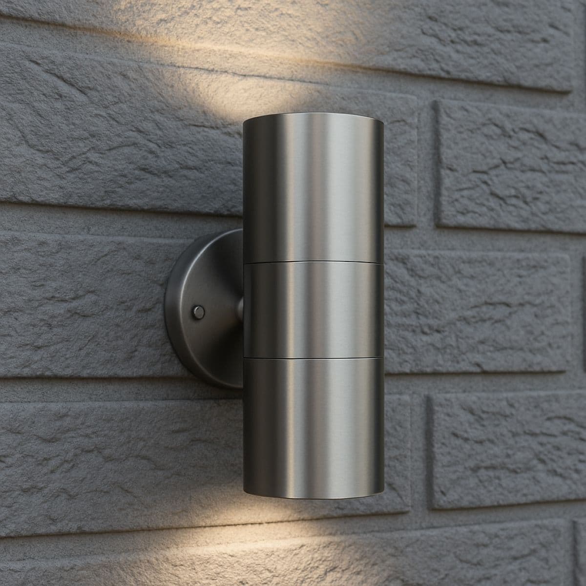 CGC Lighting ALESHA Stainless Steel Outdoor Up / Down Wall Light