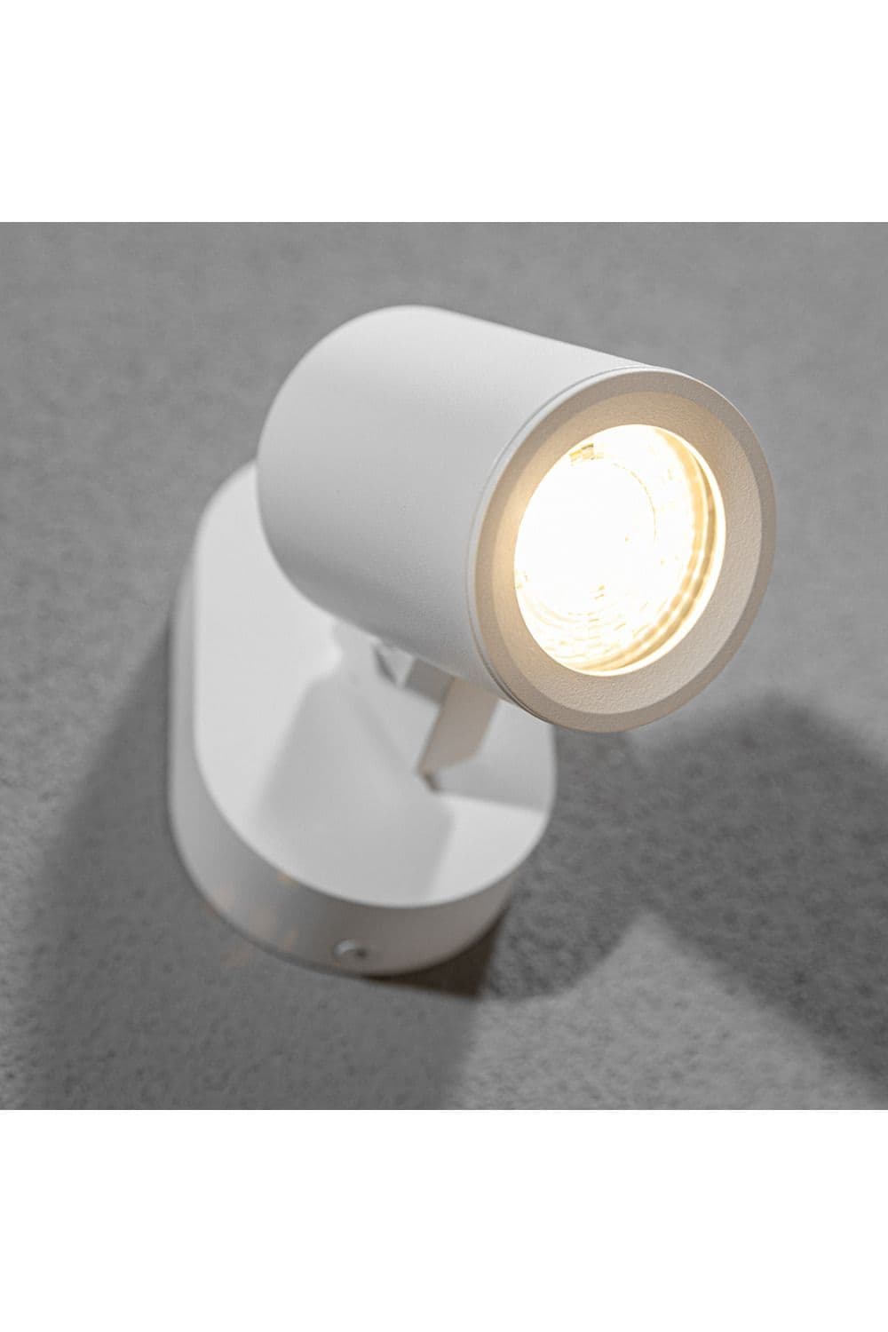 'Carla'  White Modern Single Cylinder Ceiling Spotlight