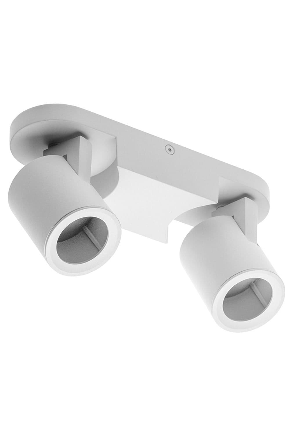 'Carla' Double White Modern Cylinder Ceiling  Spotlights