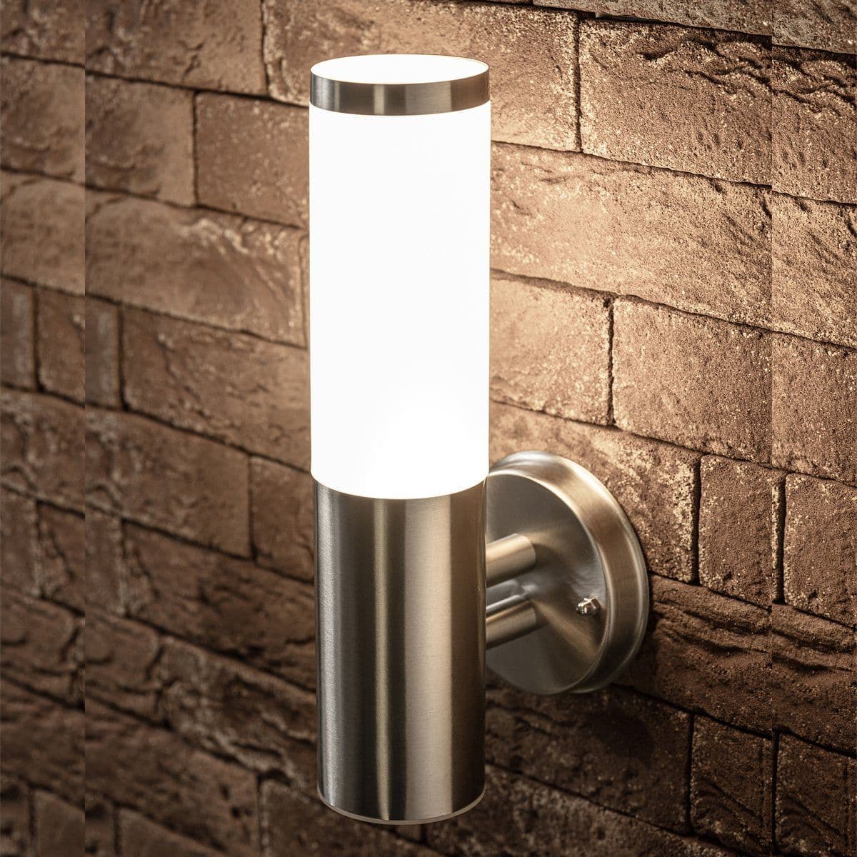 'Aster' Stainless Steel Outdoor Wall Light