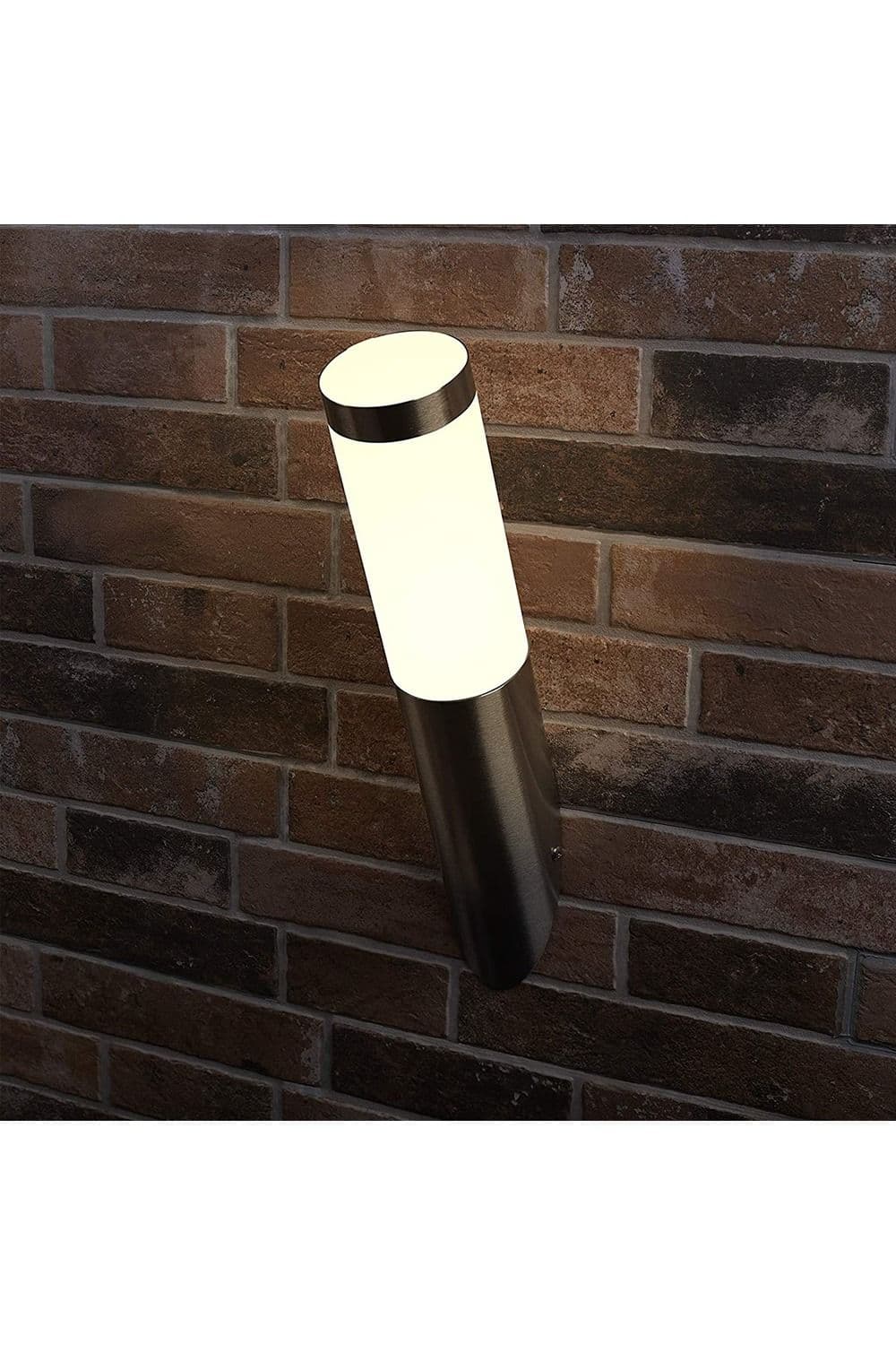 'Aster' Stainless Steel Outdoor Angled Wall Light