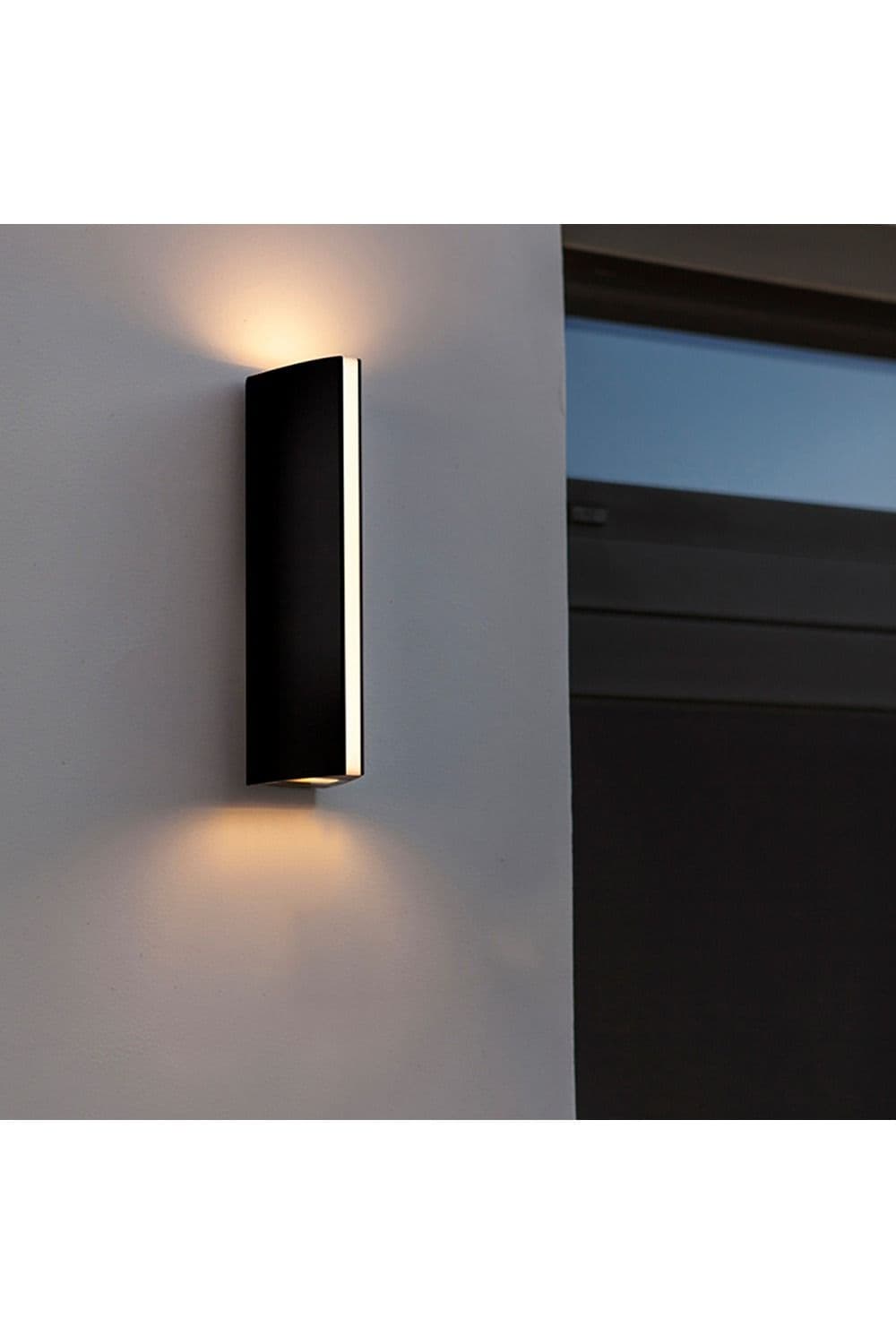 'Wendy' Dark Grey Geometric LED Wall Light