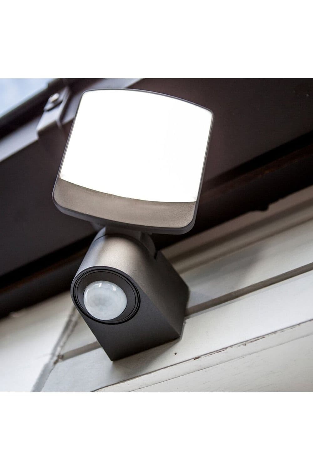 'Sunshine' Grey Small LED Flood Light With Motion Sensor