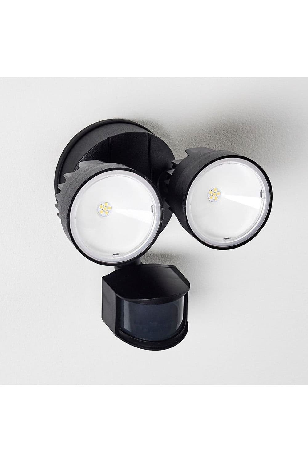 'Martha' Black Twin Wide LED Outdoor Floodlight