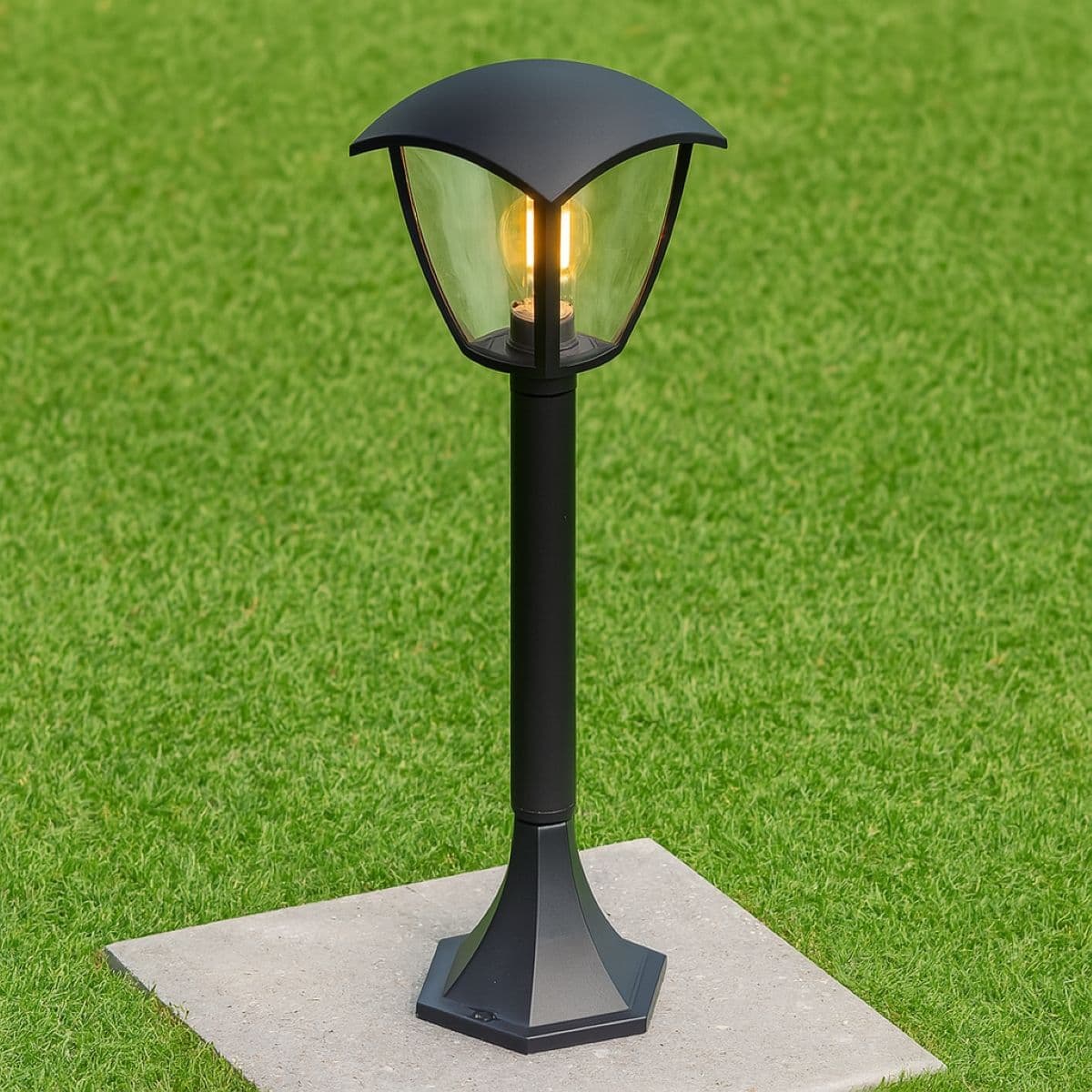 Violet Outdoor Long Post Coach Style Light