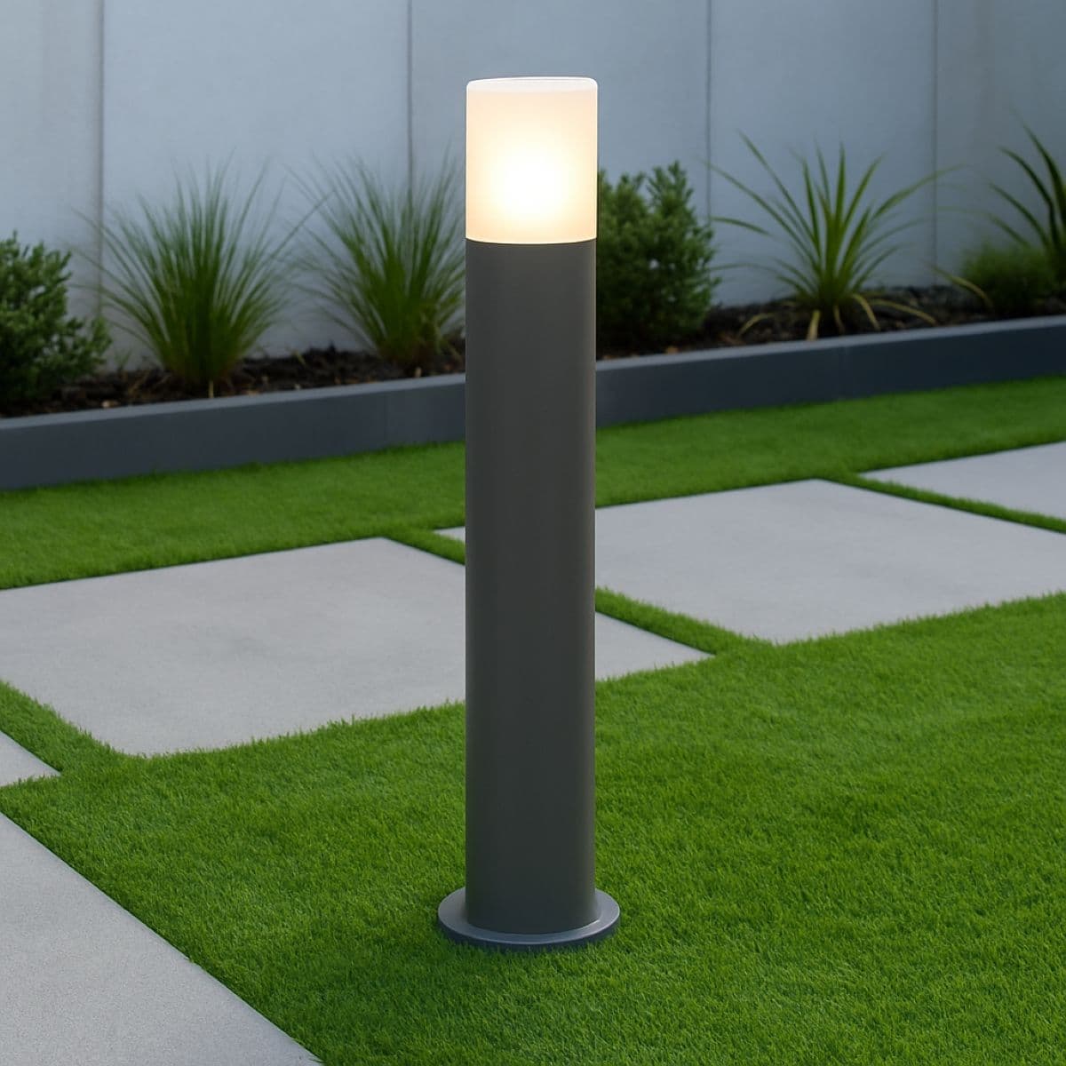 'Cortez' Dark Grey Tall Outdoor Post Light