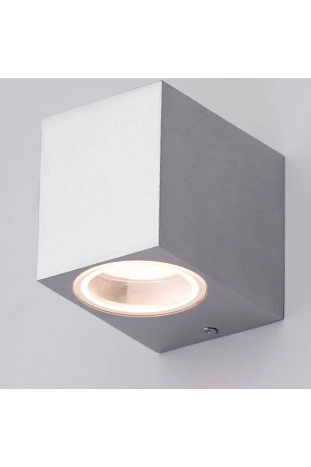 'Tiago' Grey Small Square Wall Spotlight