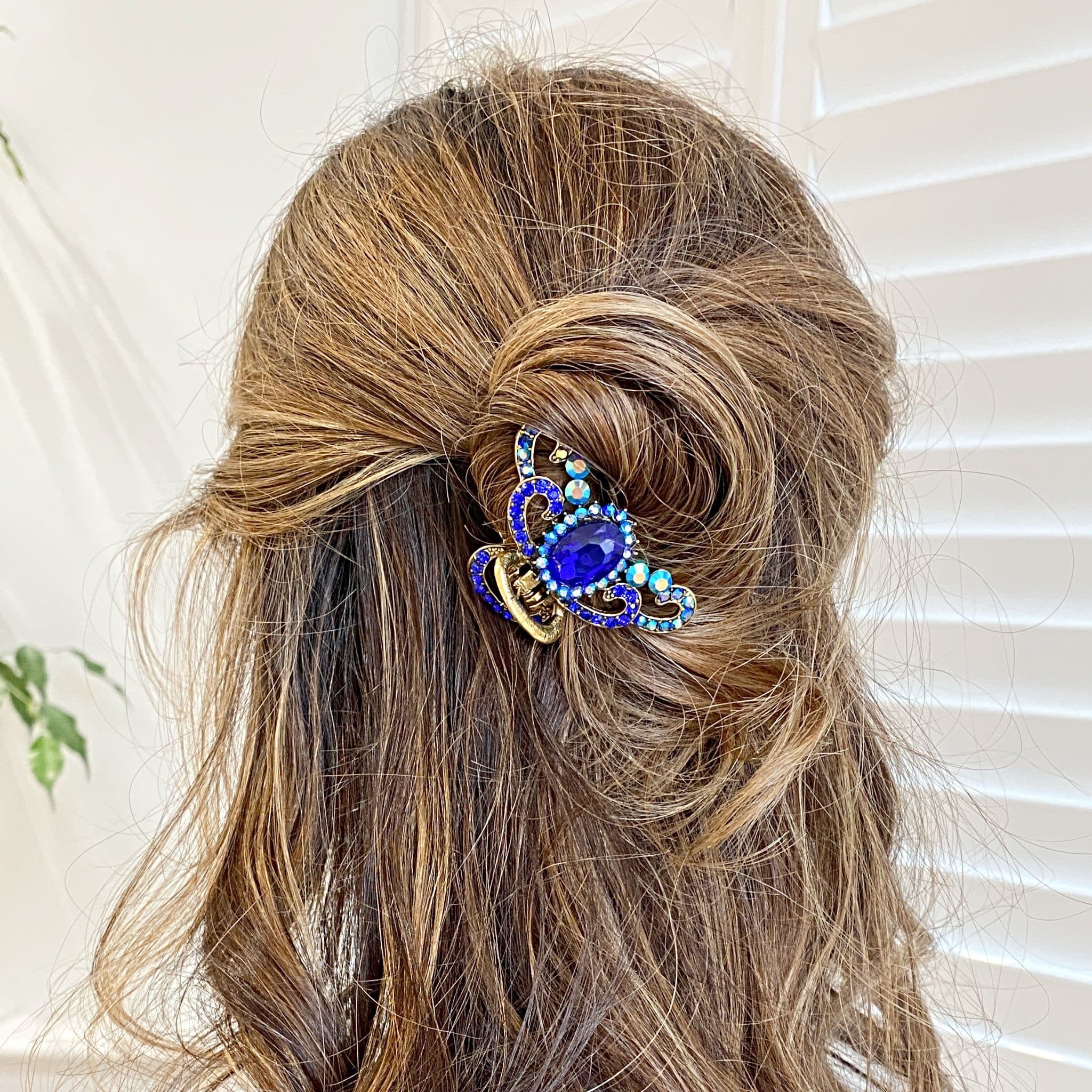 Small Hair Claw Clip Gems