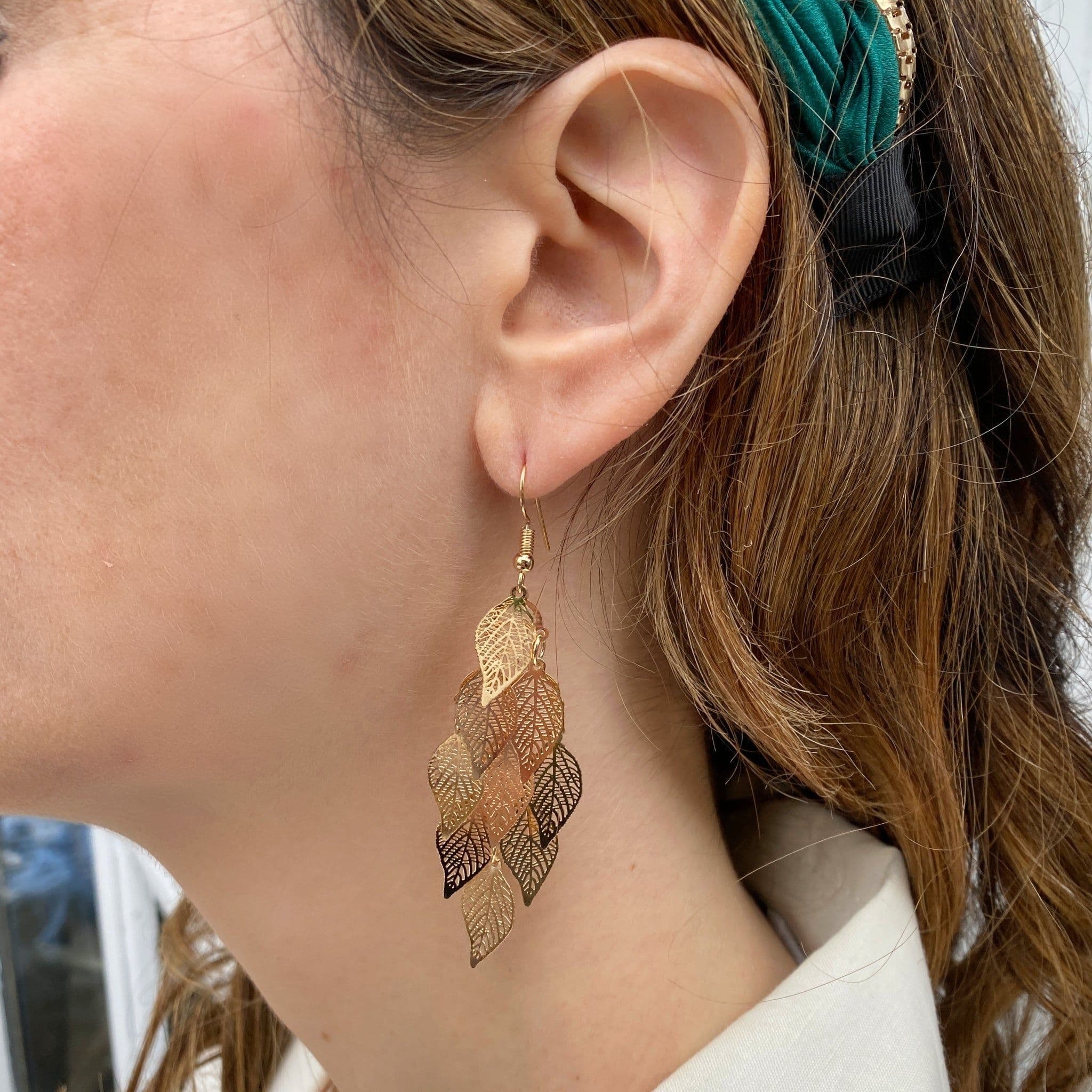 Boho Leaf Earrings