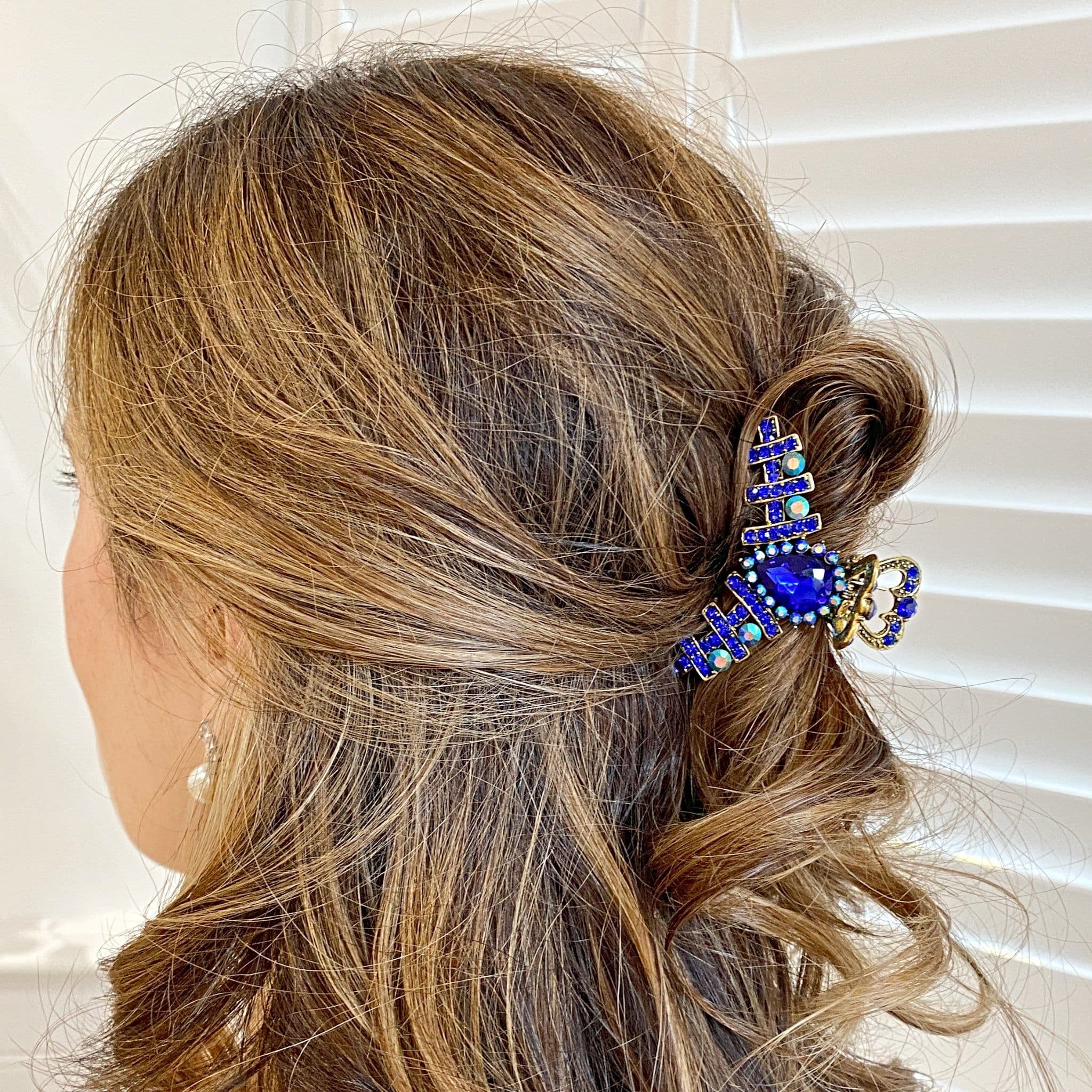 Hair Claw Clip Crystal
