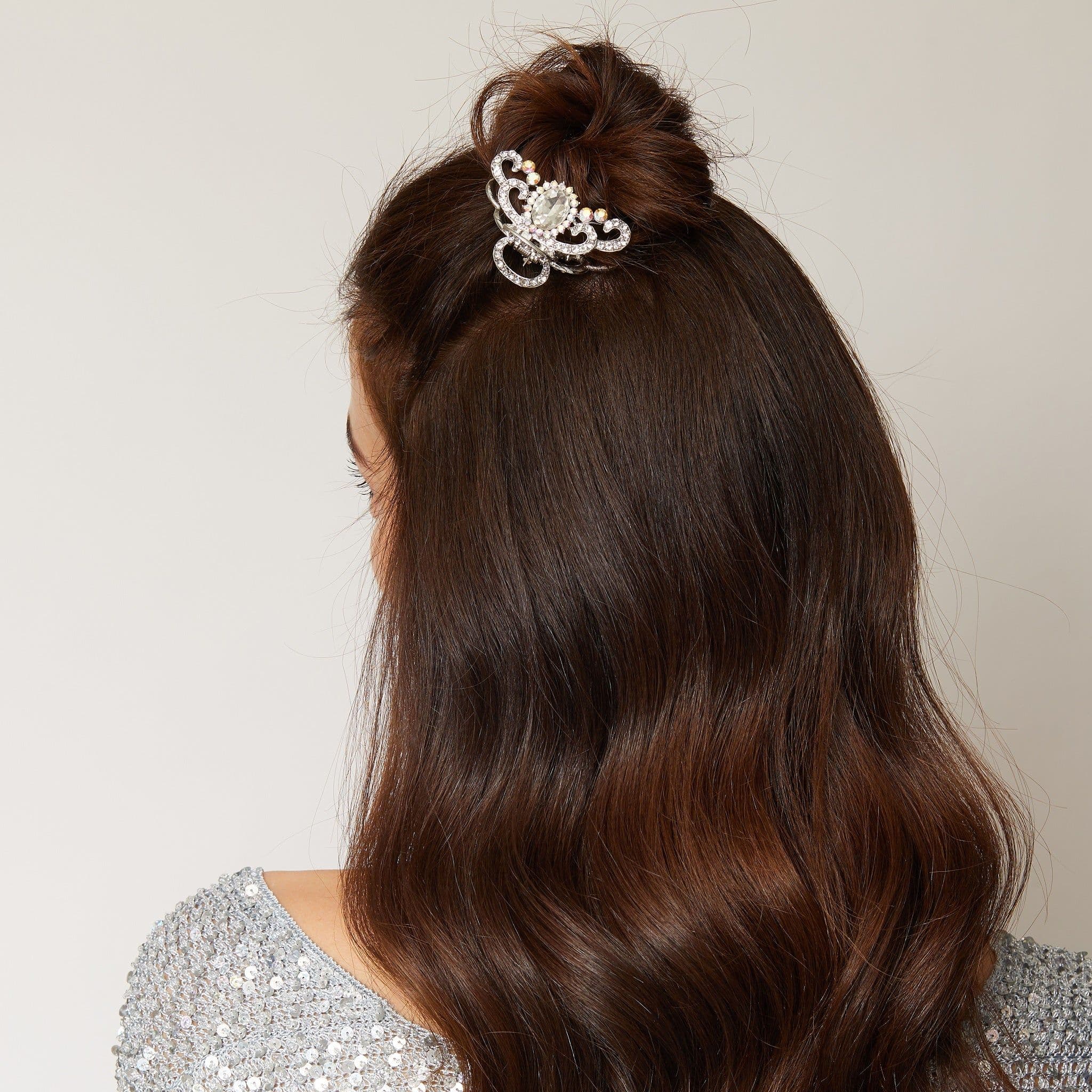 Small Hair Claw Clip Gems