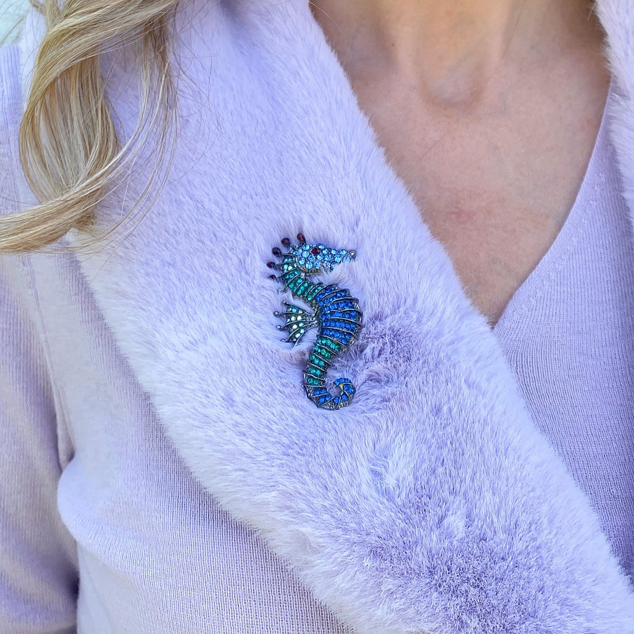 Seahorse Brooch
