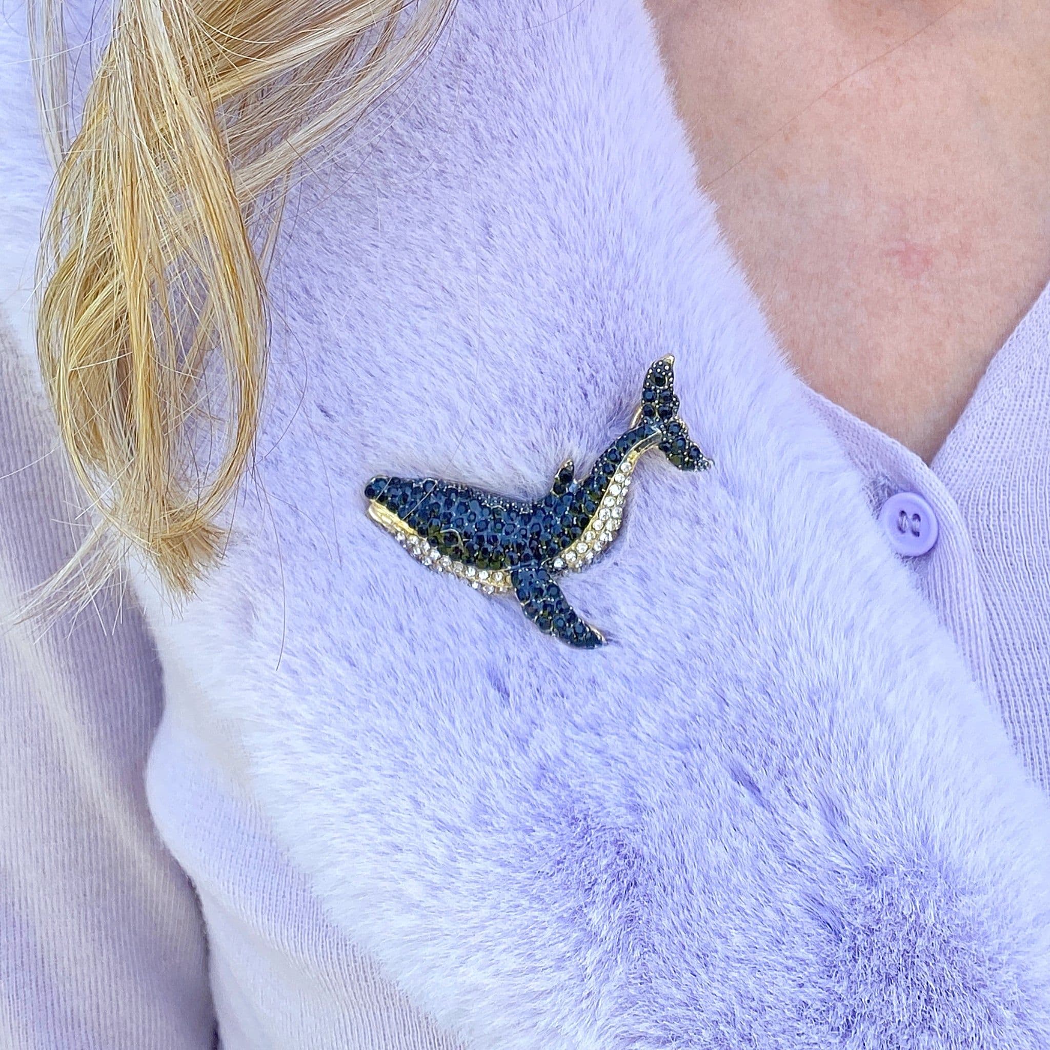 Whale Brooch