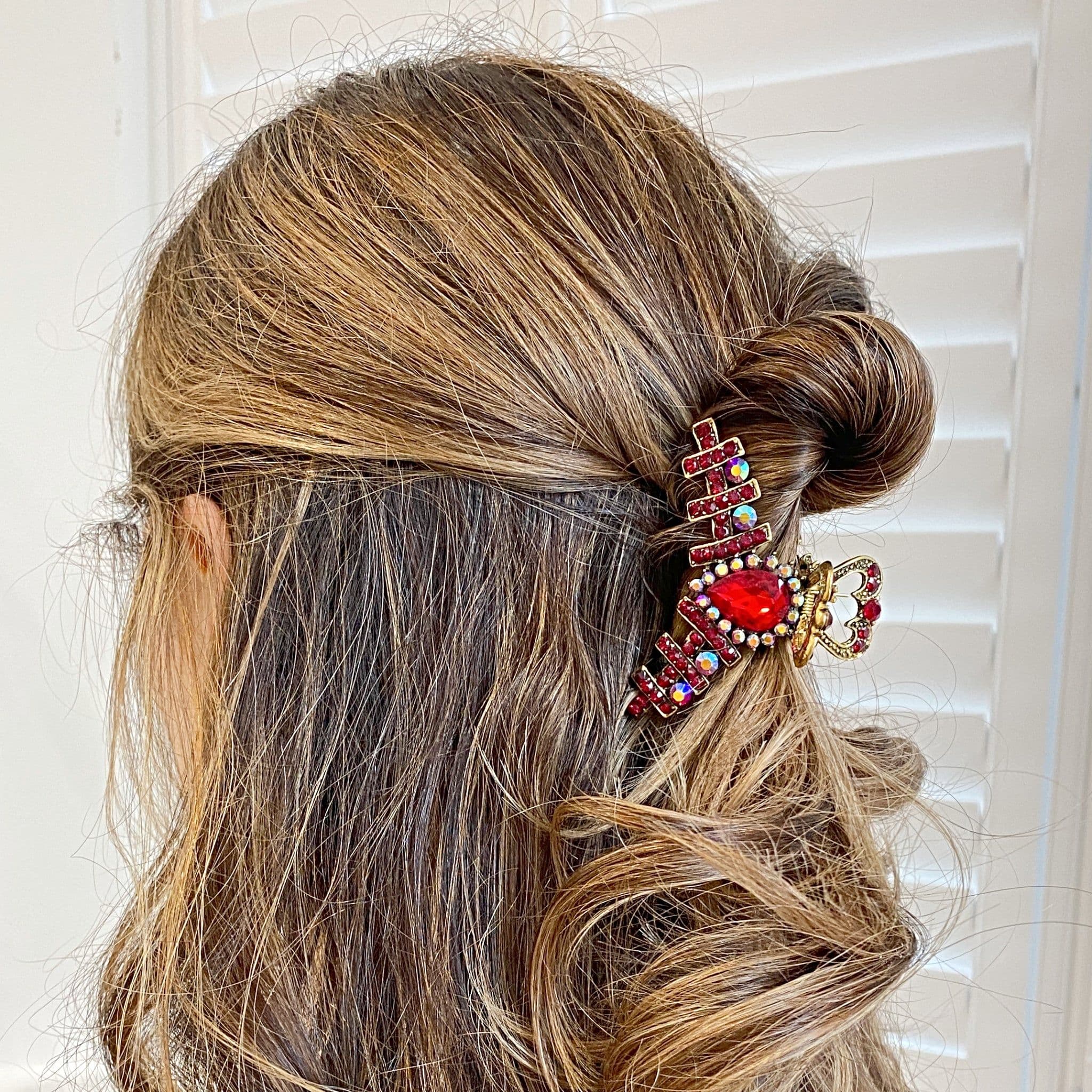 Hair Claw Clip Crystal