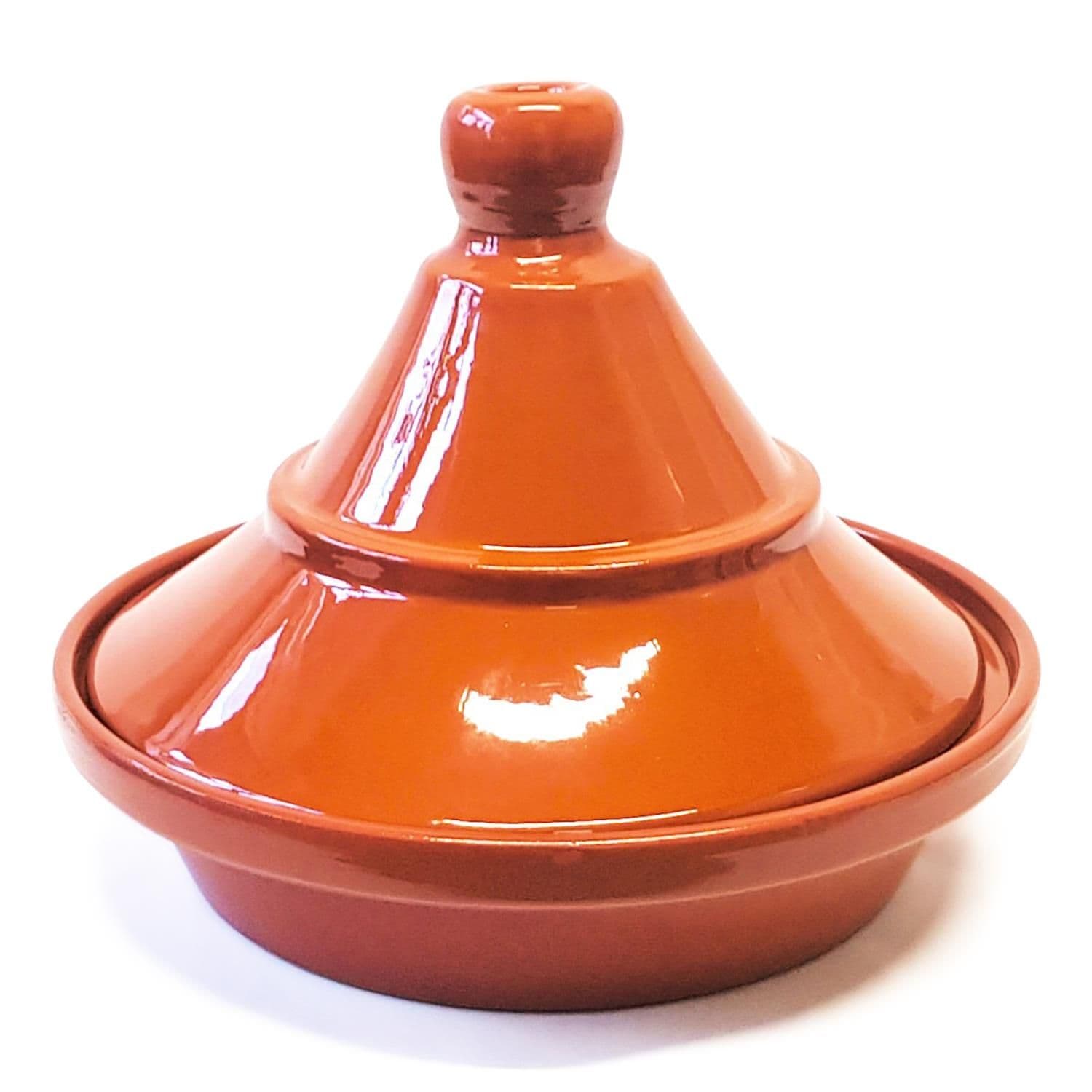 El Toro Glazed Terracotta Kitchen Dining Large Tagine Dish (Diam) 27cm