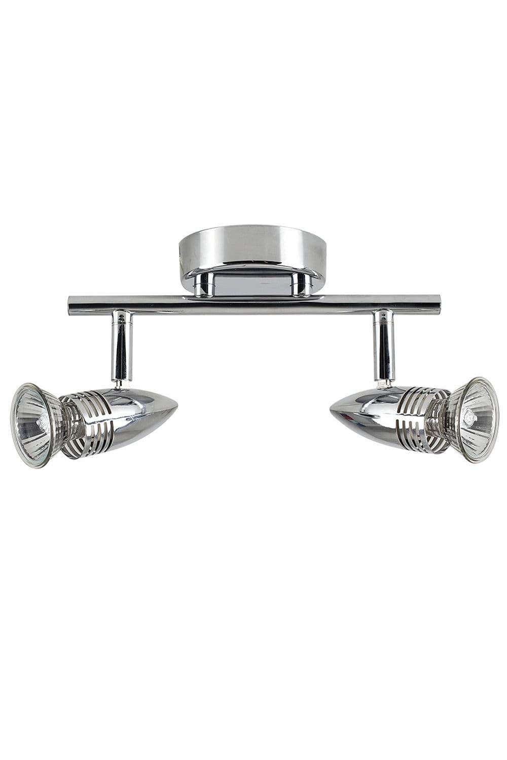 Leah Polished Chrome Twin Bar Ceiling Spotlights