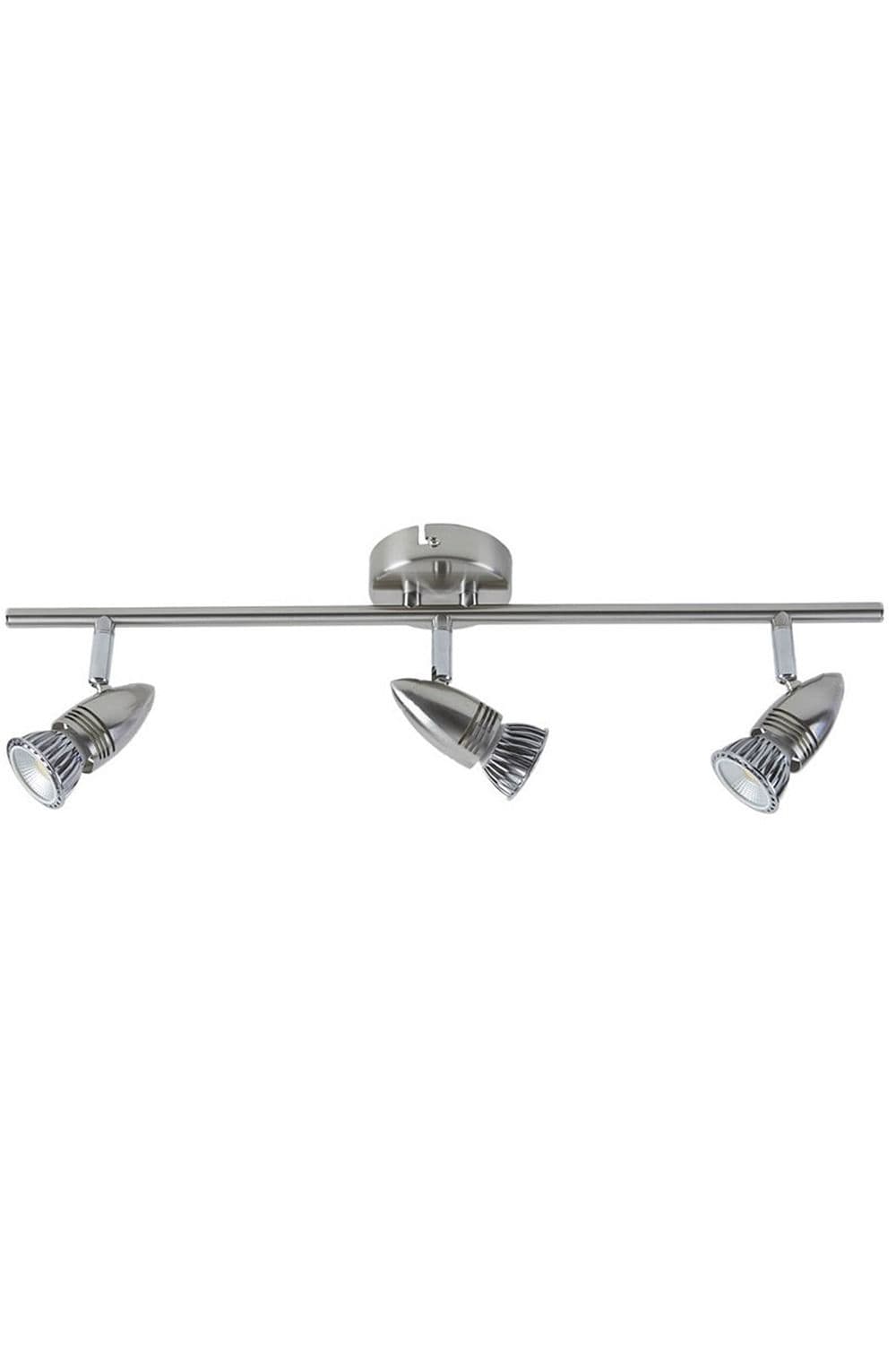 CGC Lighting 'Leah' Brushed Chrome Triple Bar Ceiling Spotlights