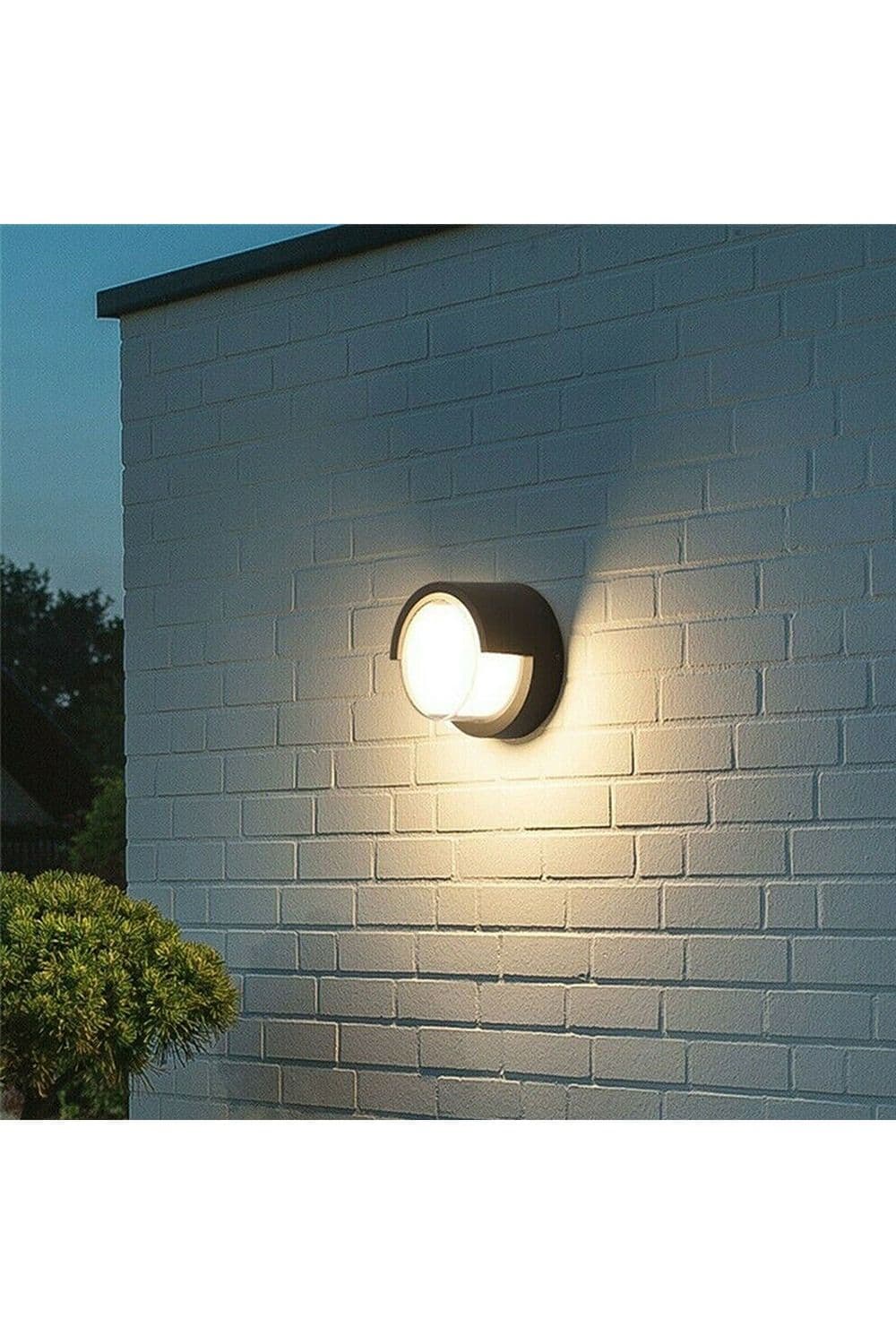 Sophia Black & White Round LED Wall Or Ceiling Light