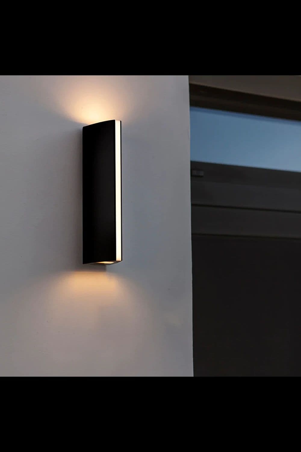 'Wendy' Black Geometric LED Wall Light