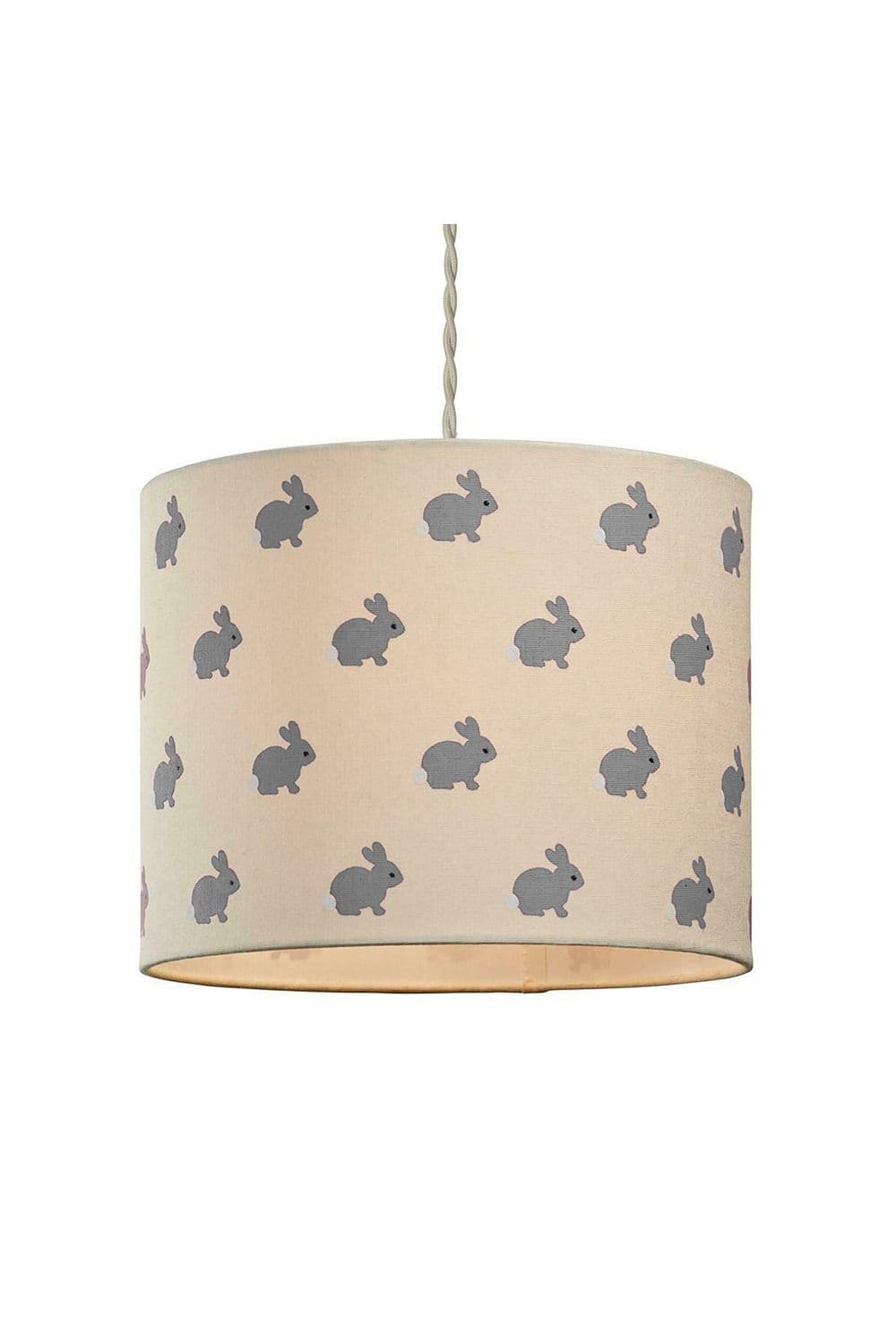 'Bunny' Cream Nursery Bunny Rabbit Easy Fit Ceiling Lamp Shade