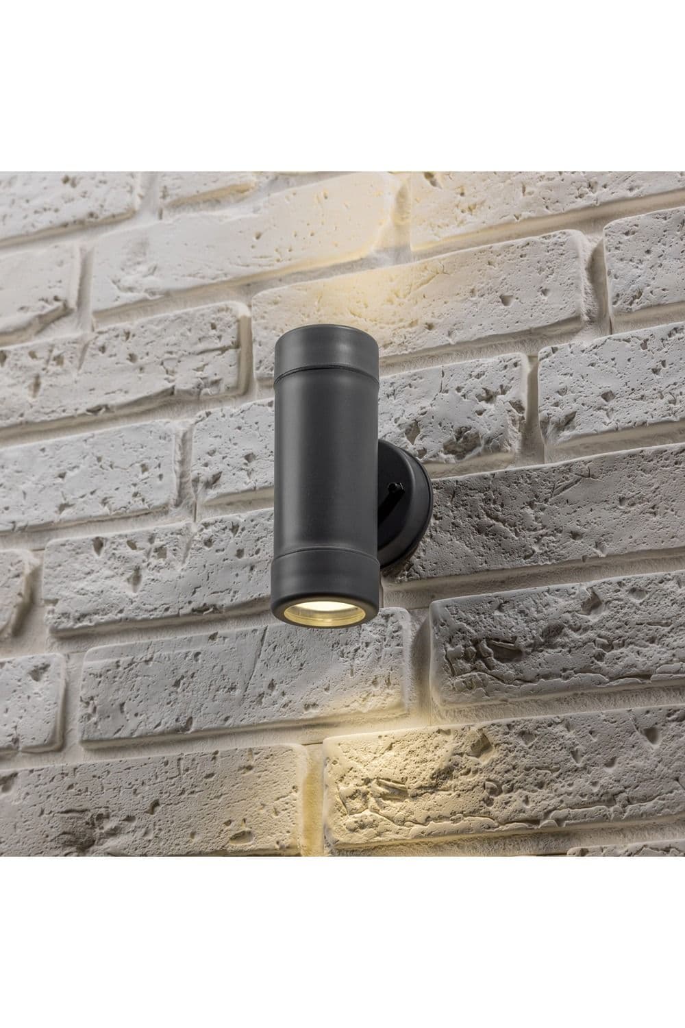 CGC Lighting 'Valentine' Dark Grey Outdoor Up and Down GU10 Wall Light