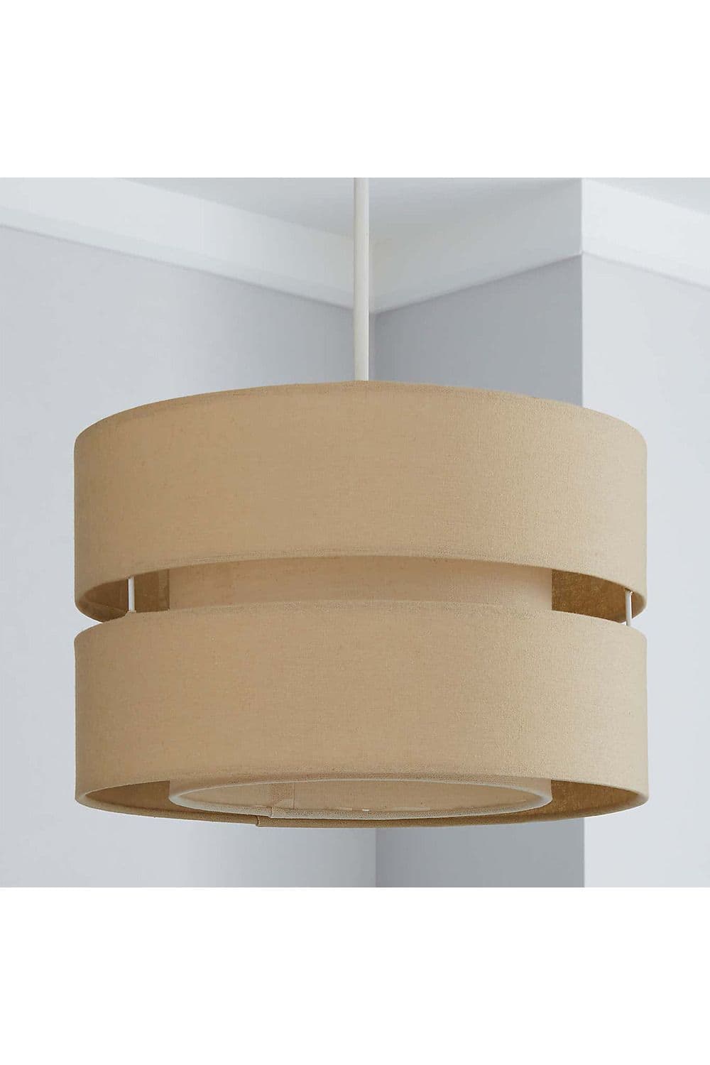 'Gayle' Cream Two Tier Ceiling Shade