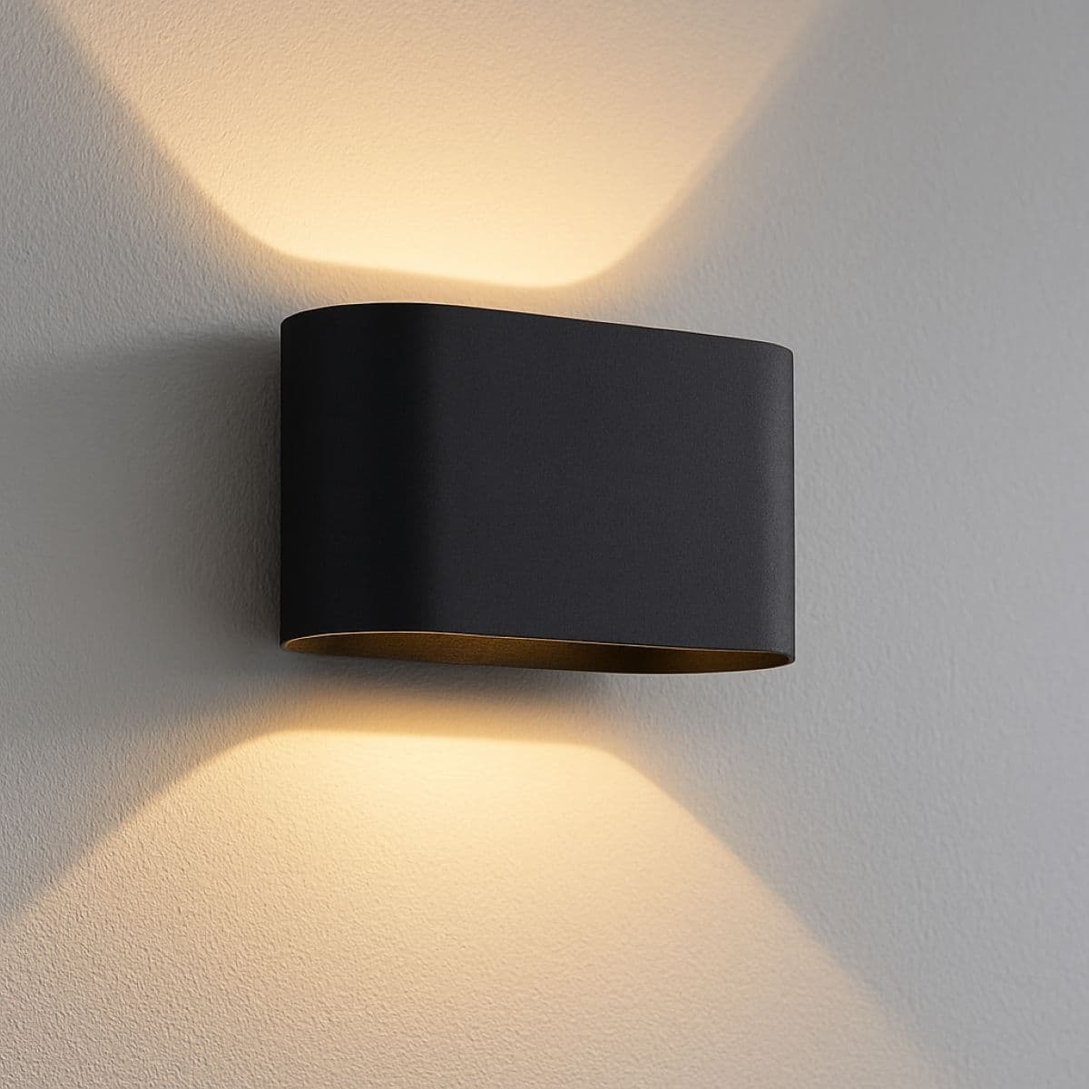 'Jono' Black Up Down LED Wall Light