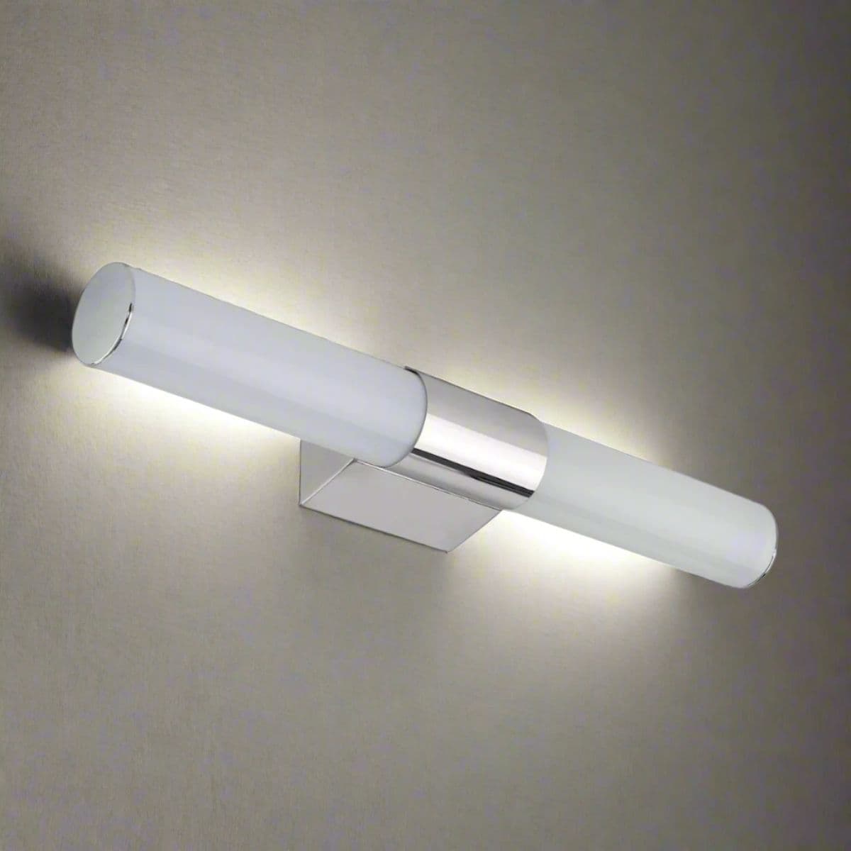 'Sass' Chrome IP44 Bathroom Mirror Wall Light 12W