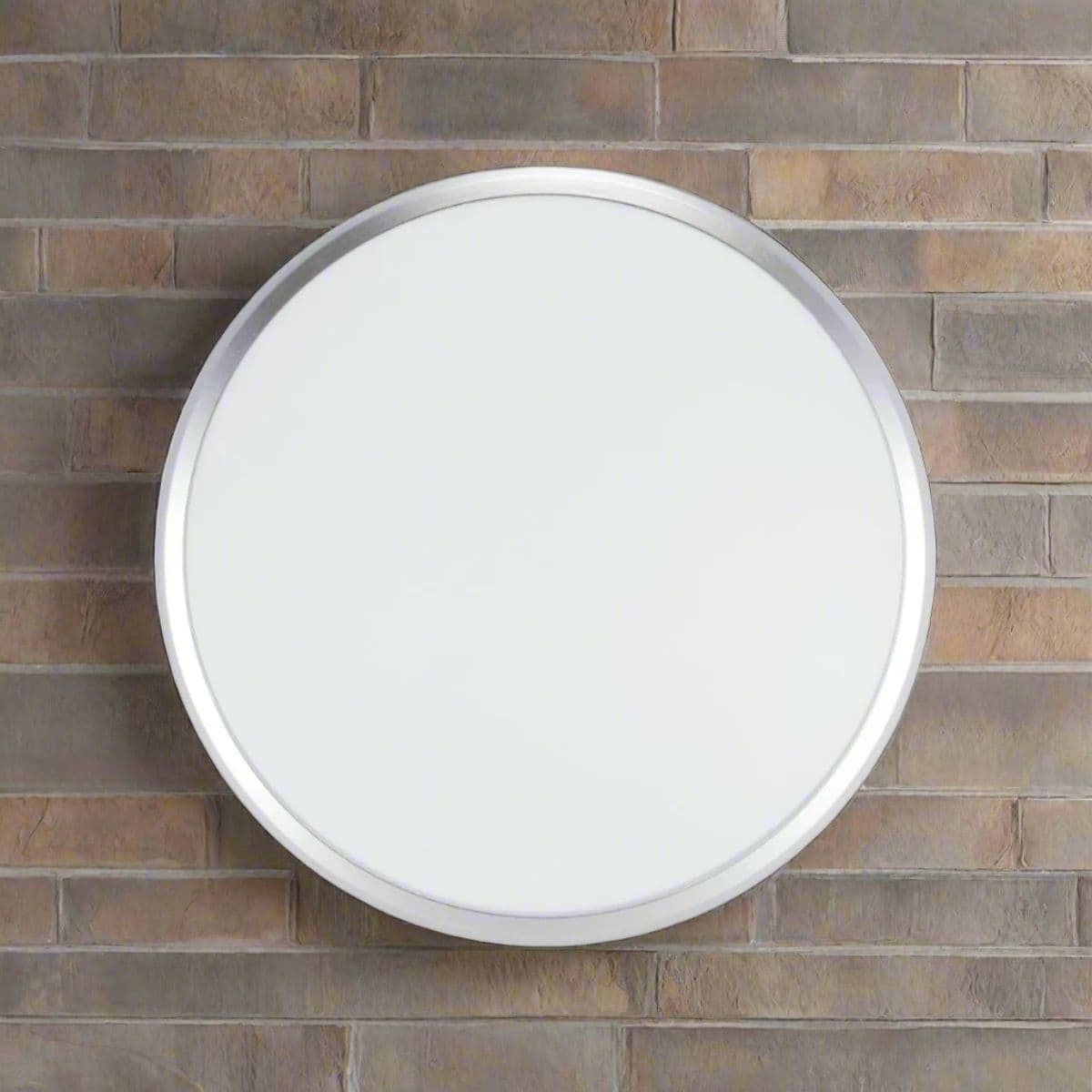 'Joy' Grey Round Large Bulkhead Wall Ceiling Light