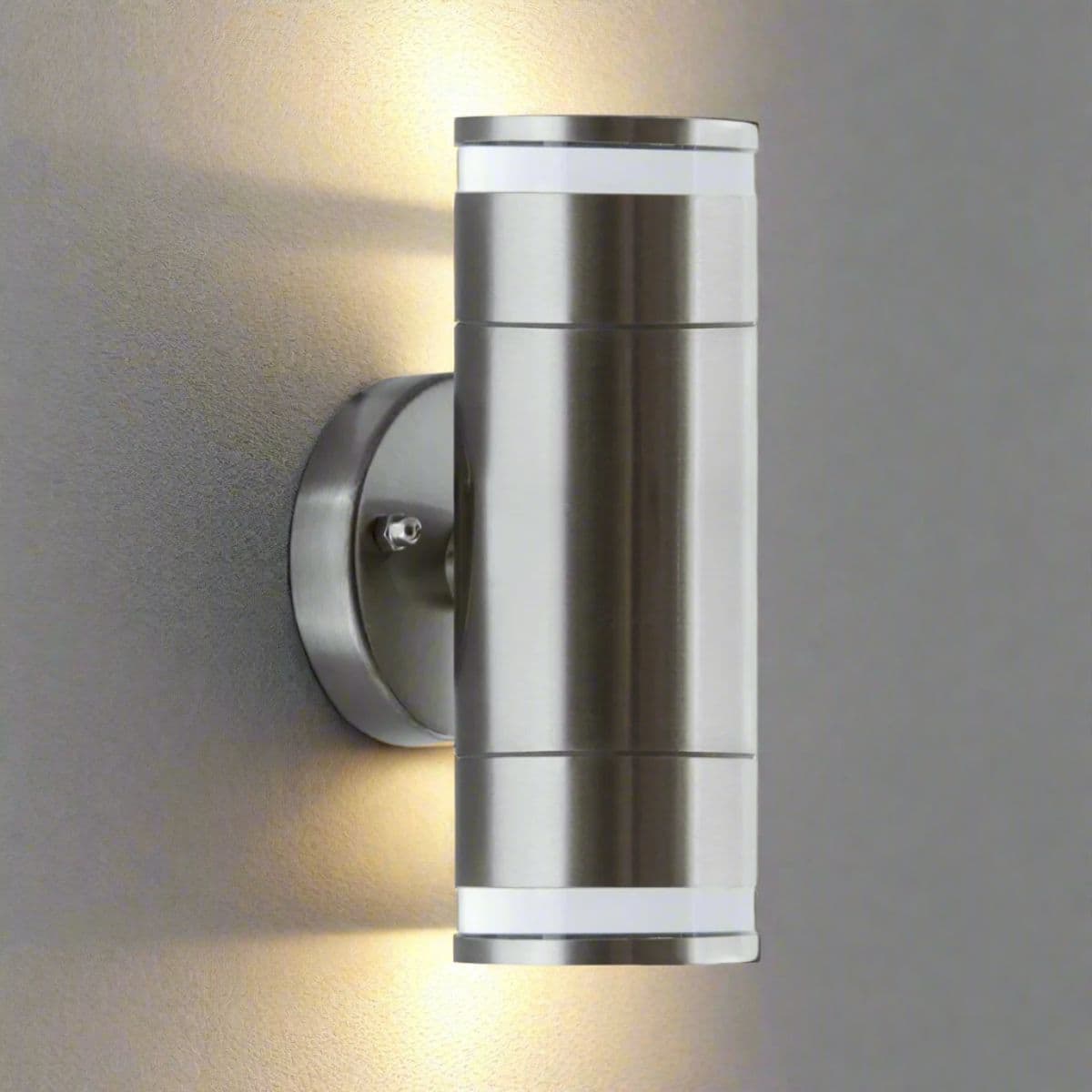 'Cami' Stainless Steel GU10 Outdoor Up And Down Light