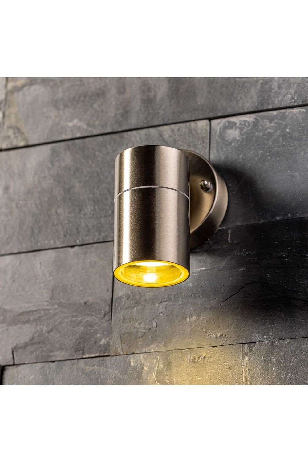 CGC Lighting 'Alesha'  Stainless Steel GU10 Down Outdoor Wall Light IP44