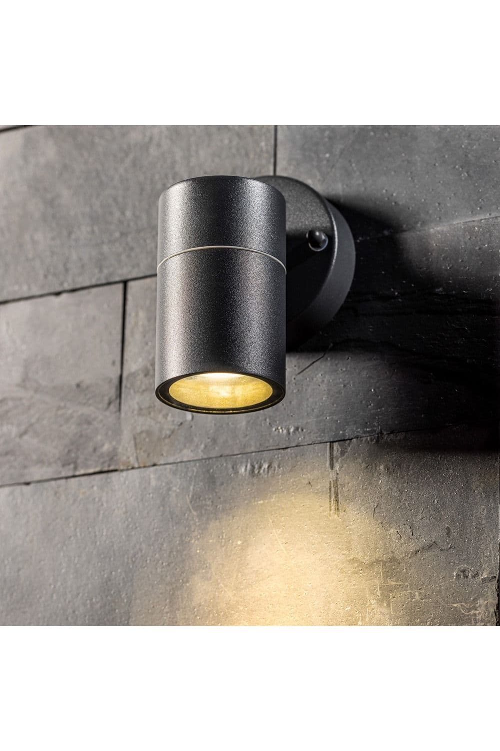 CGC Lighting 'Mia' Dark Grey Stainless Steel GU10 Down Outdoor Wall Light IP44