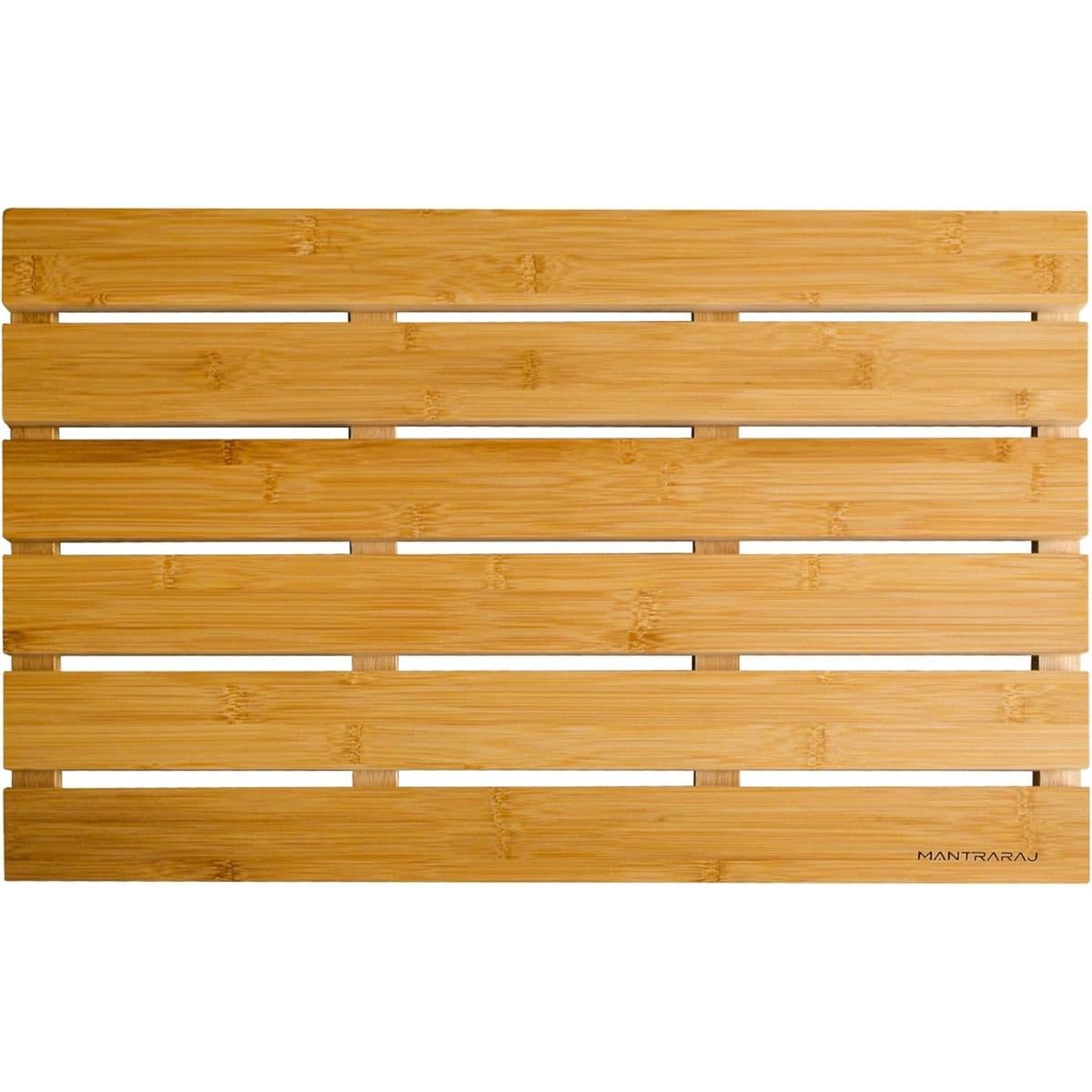 Bamboo Bathroom Duckboard Board Bath Shower Bathroom Shower Mat