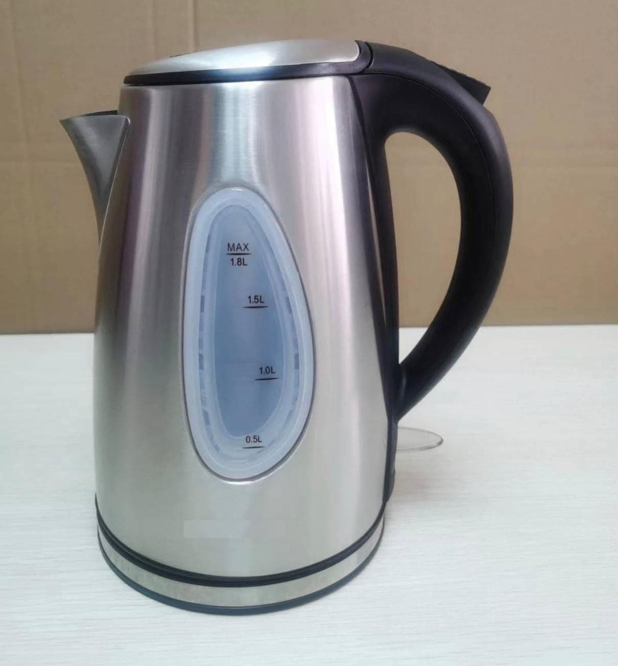 1.8 Litre Cordless Electric Kettle LED Light Inside 2200W Stainless Steel Tea coffee Kettles