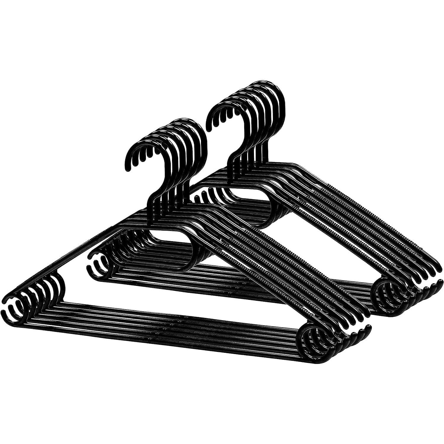 Swivel Clothes Hangers 20 Pack Plastic Coat Hangers Wardrobe Storage Organiser