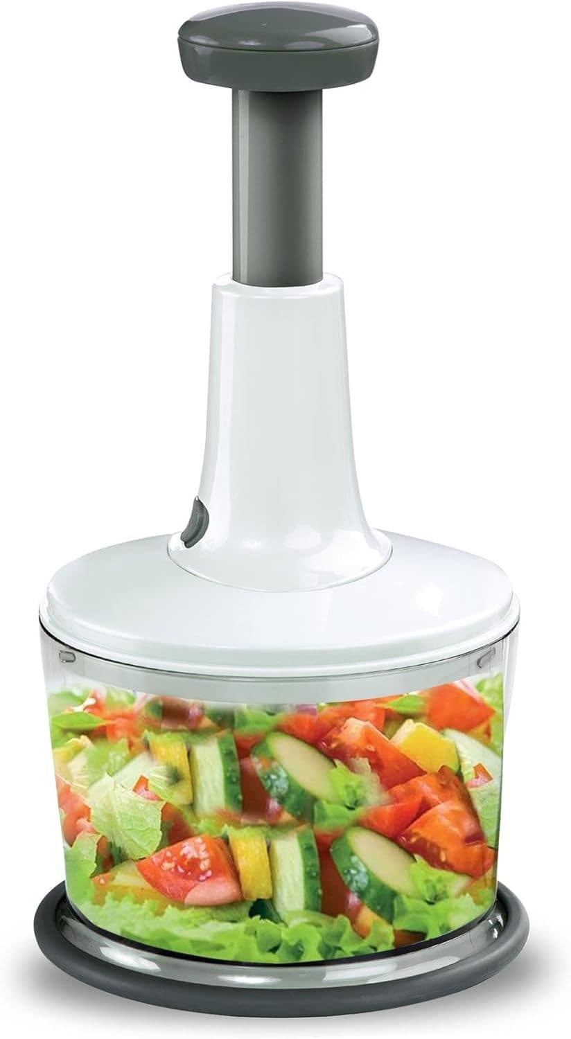 Hand Press Food Chopper Manual Food Processor Multipurpose Food Slicer Blender Grinder