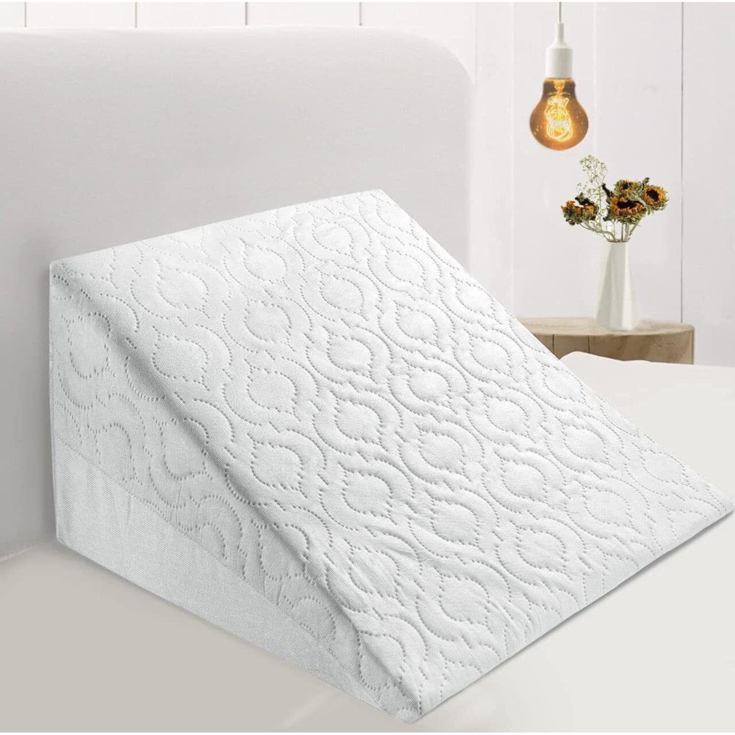 Bed Wedge Pillow Back Support Cushion Memory Pillow Foam Acid Reflux Back Pain