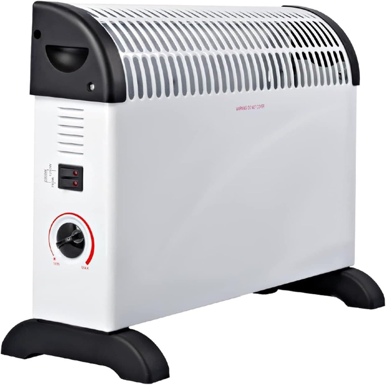 2000W Electric Convector Radiator Heater 3 Heat Settings Electric Heater Adjustable Thermostat