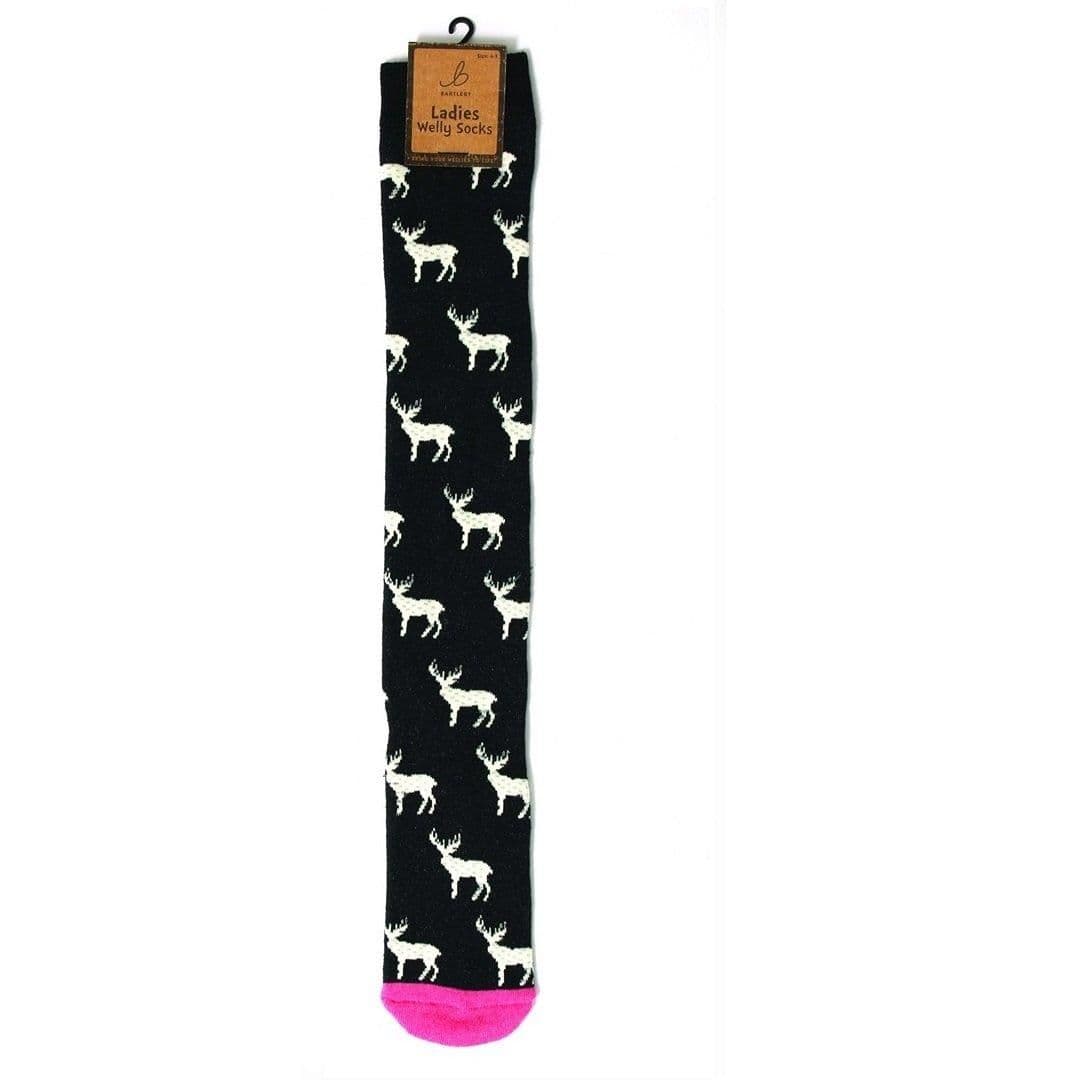 Welly Socks stag Print