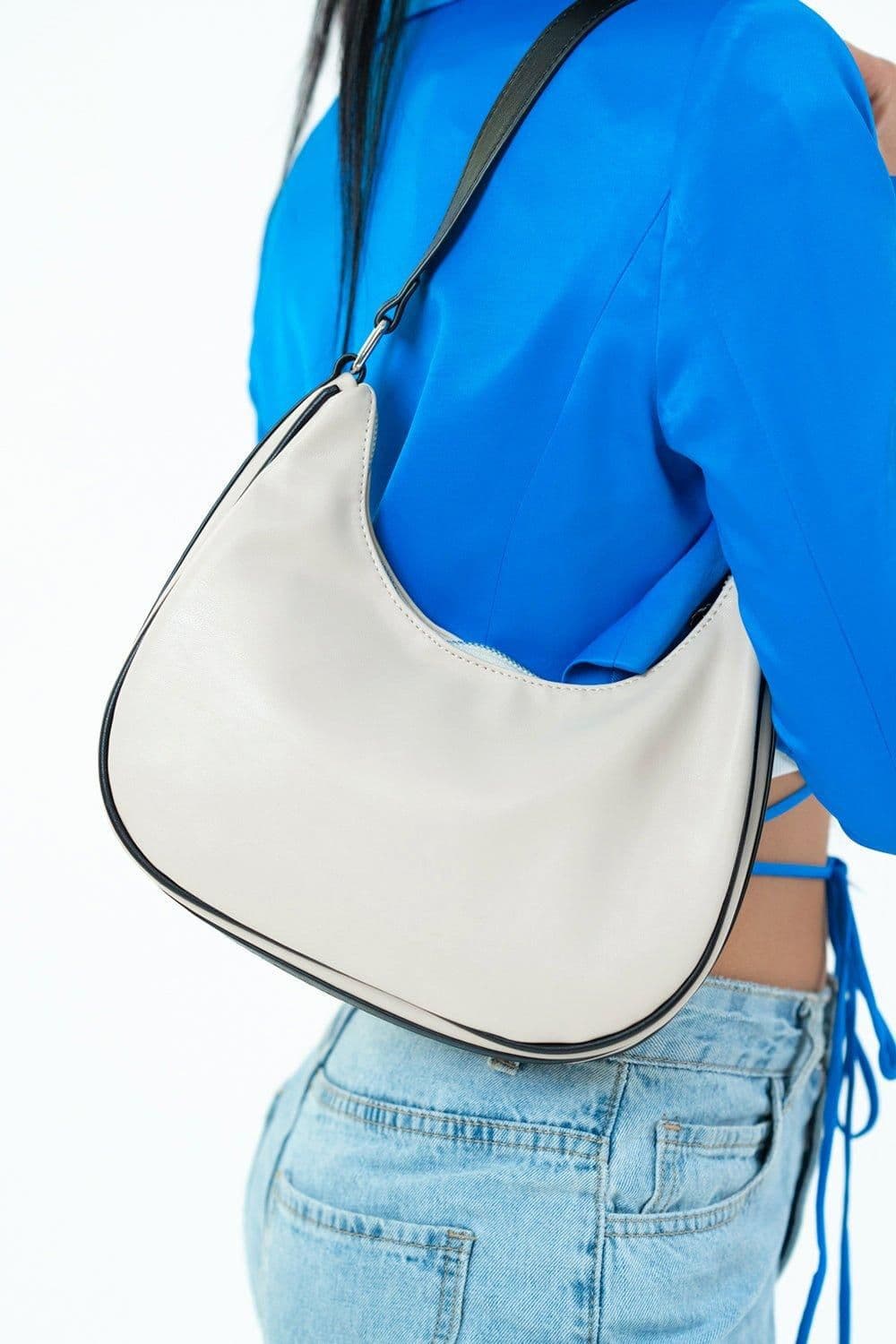 Curved Shoulder Bag