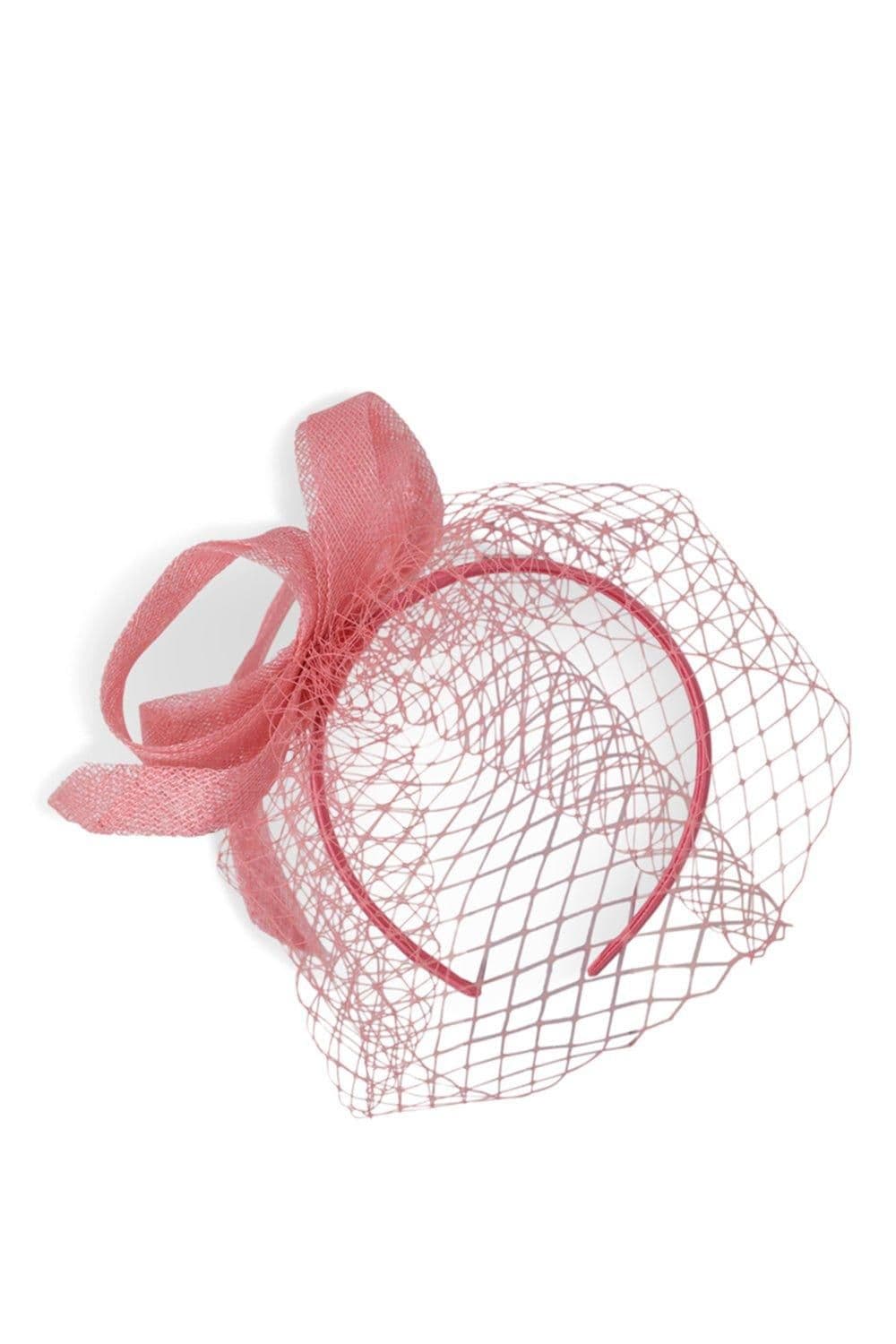 Swirl Sinamay fascinator Mesh